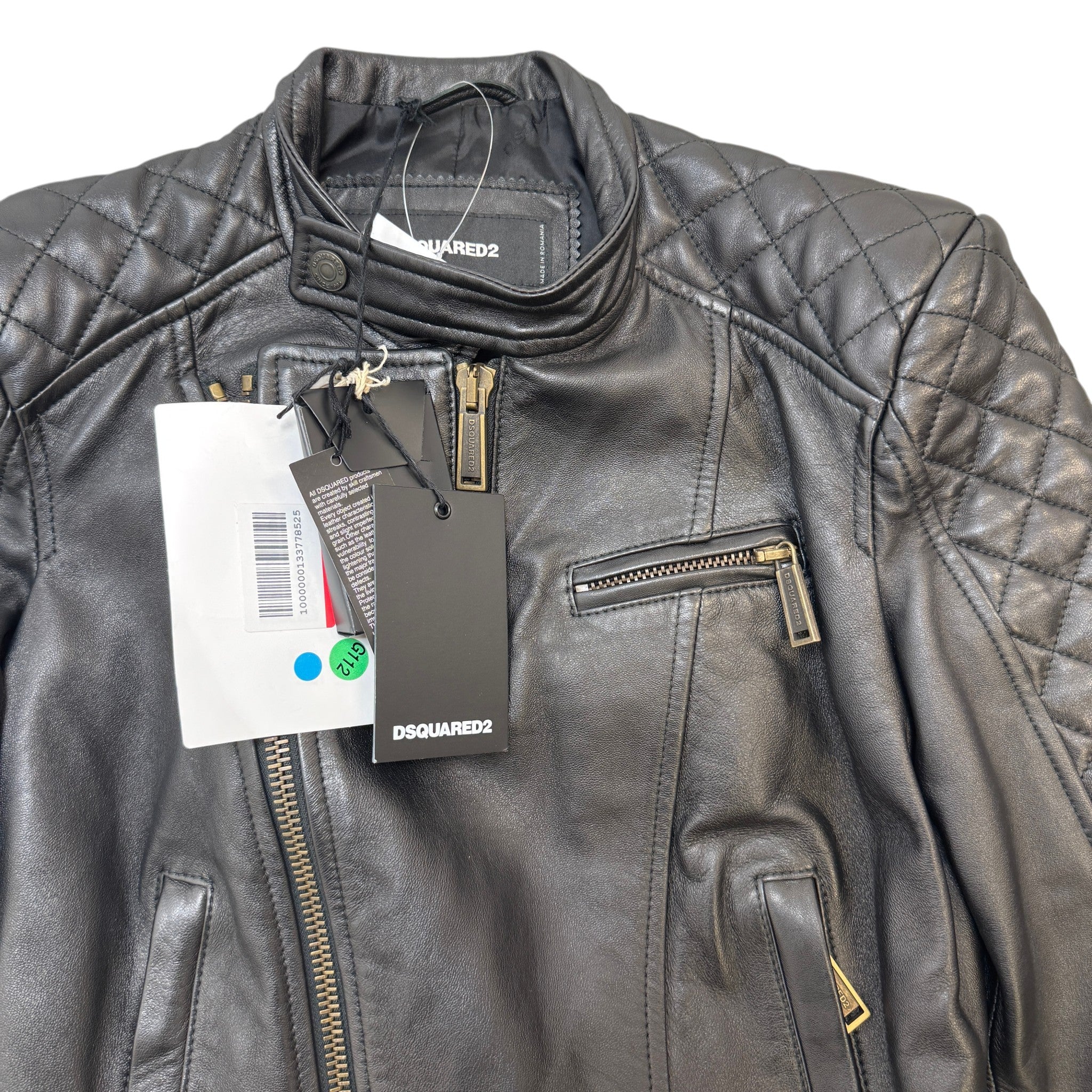Women's Biker Jacket Black Size XS