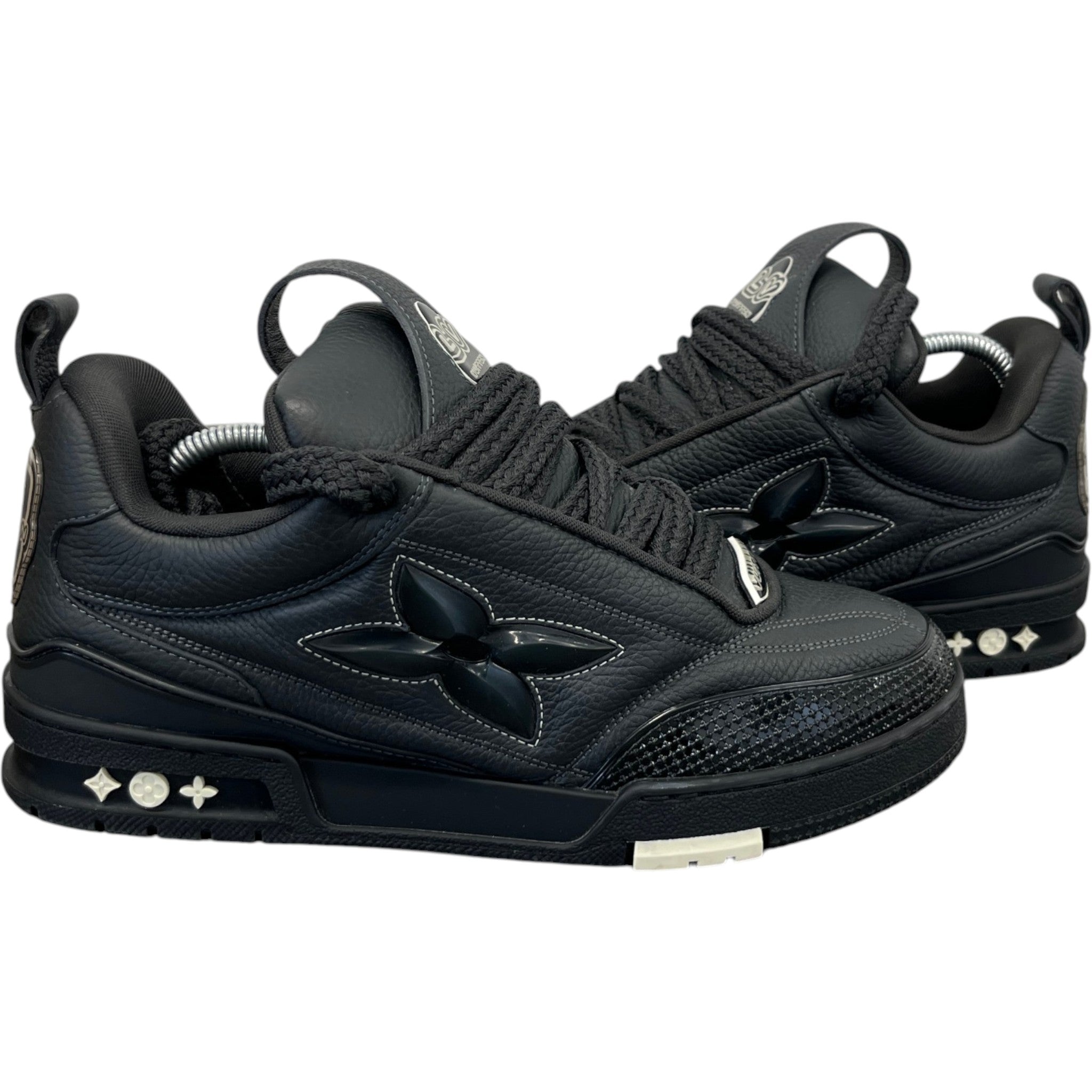 Men's Lv Skate Low Trainers Black Size EU 42 / UK 8