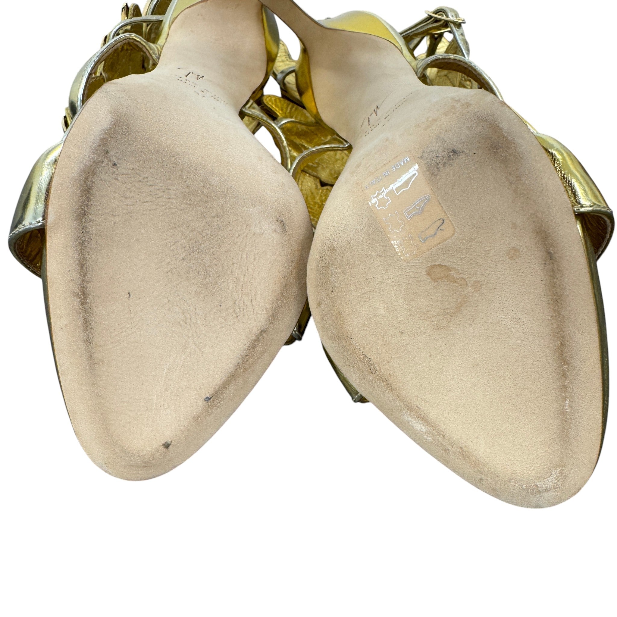 Women's New Cruel 105 Heels Gold Size EU 37 / UK 4