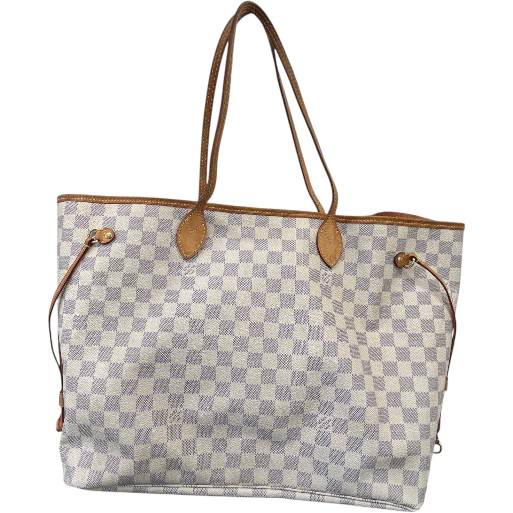 Women's Damier Azur Neverfull Gm Handbag White