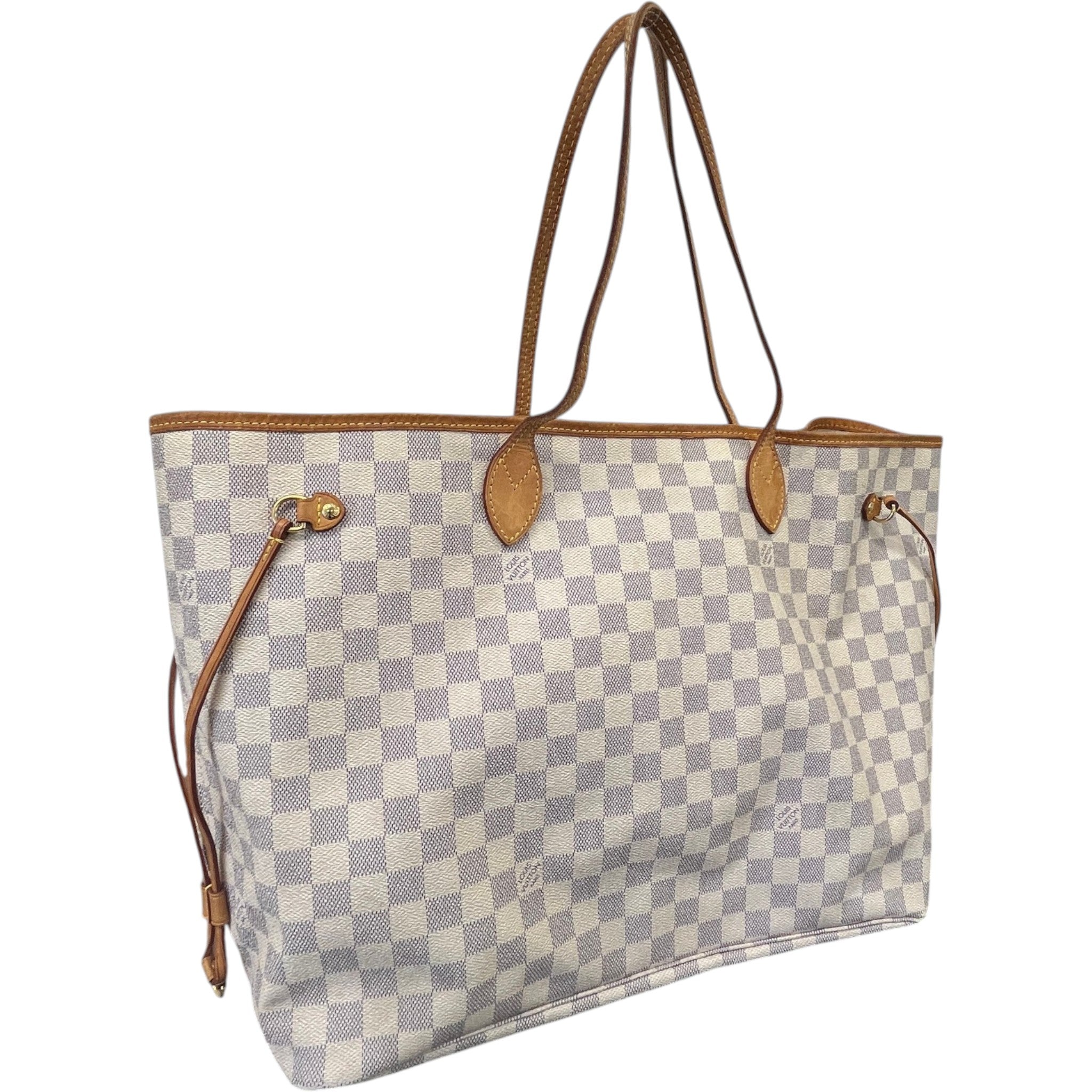 Women's Damier Azur Neverfull Gm Handbag White
