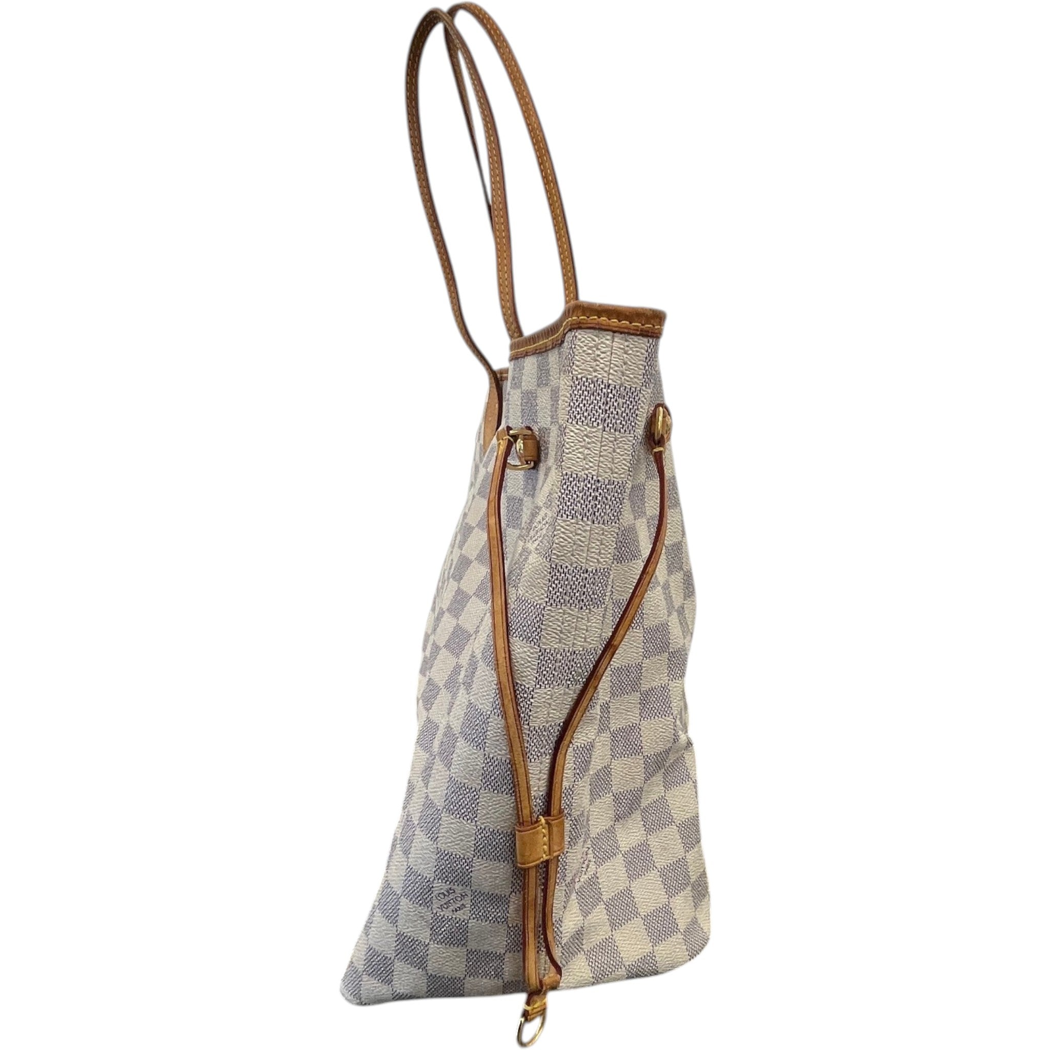Women's Damier Azur Neverfull Gm Handbag White