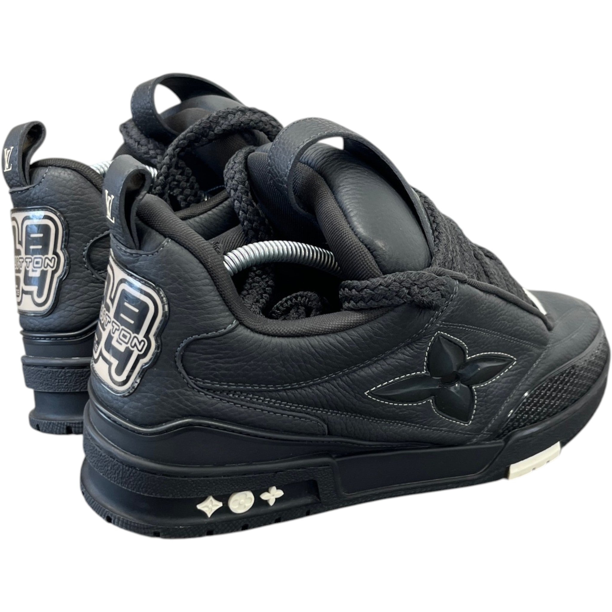 Men's Lv Skate Low Trainers Black Size EU 42 / UK 8