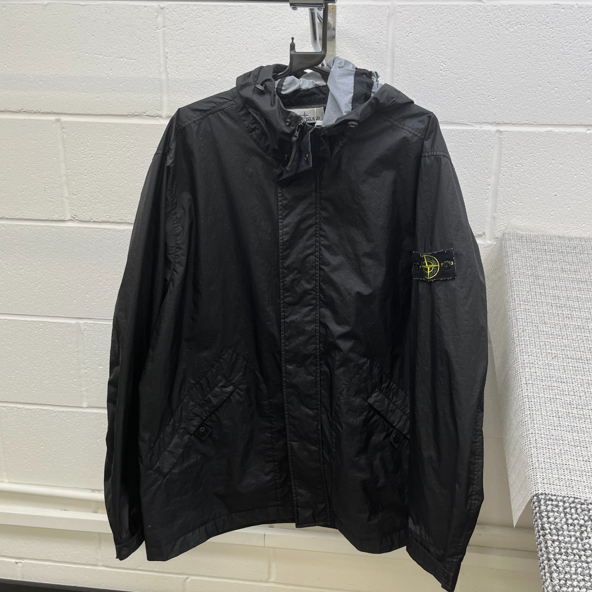 Men's Membrana Windbreaker Black Size XXXL