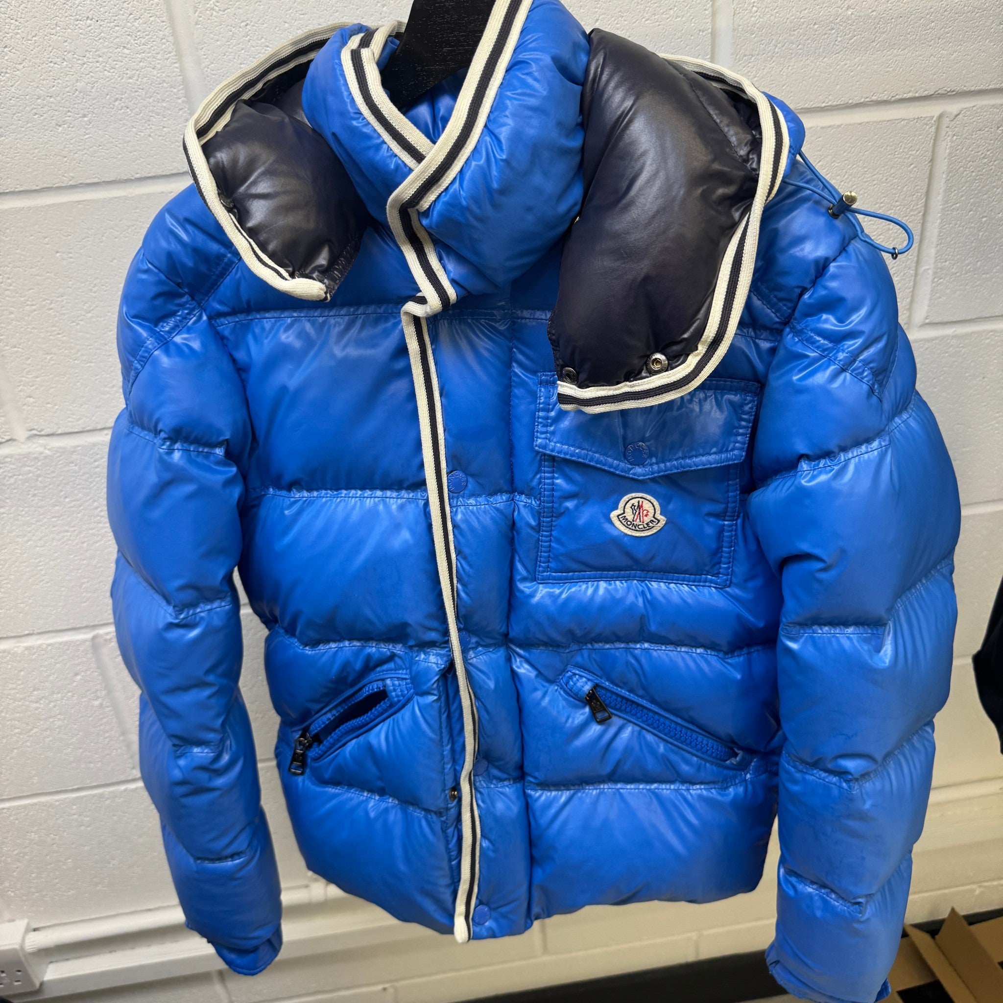 Men's Tissu Down Jacket Blue Size 1 / S