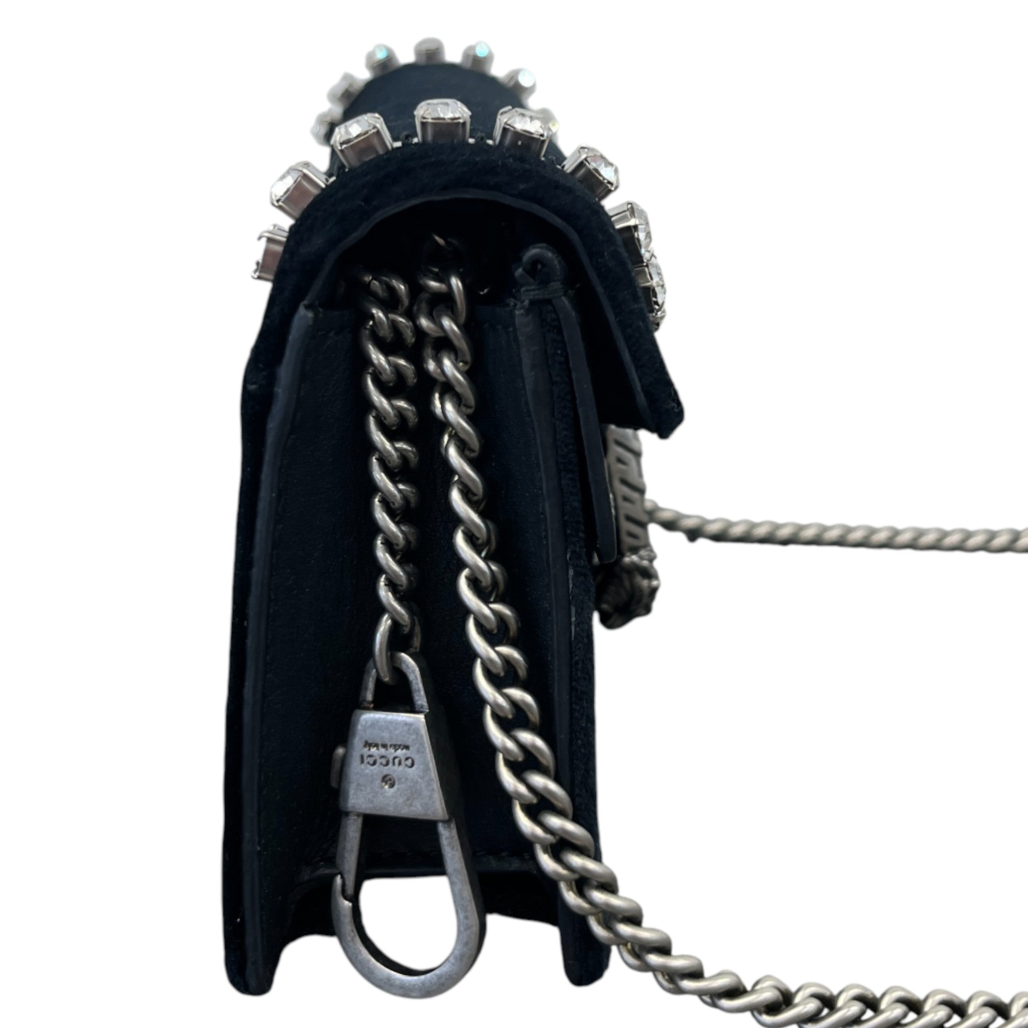 Women's Dionysus Mini Velvet Bag Black