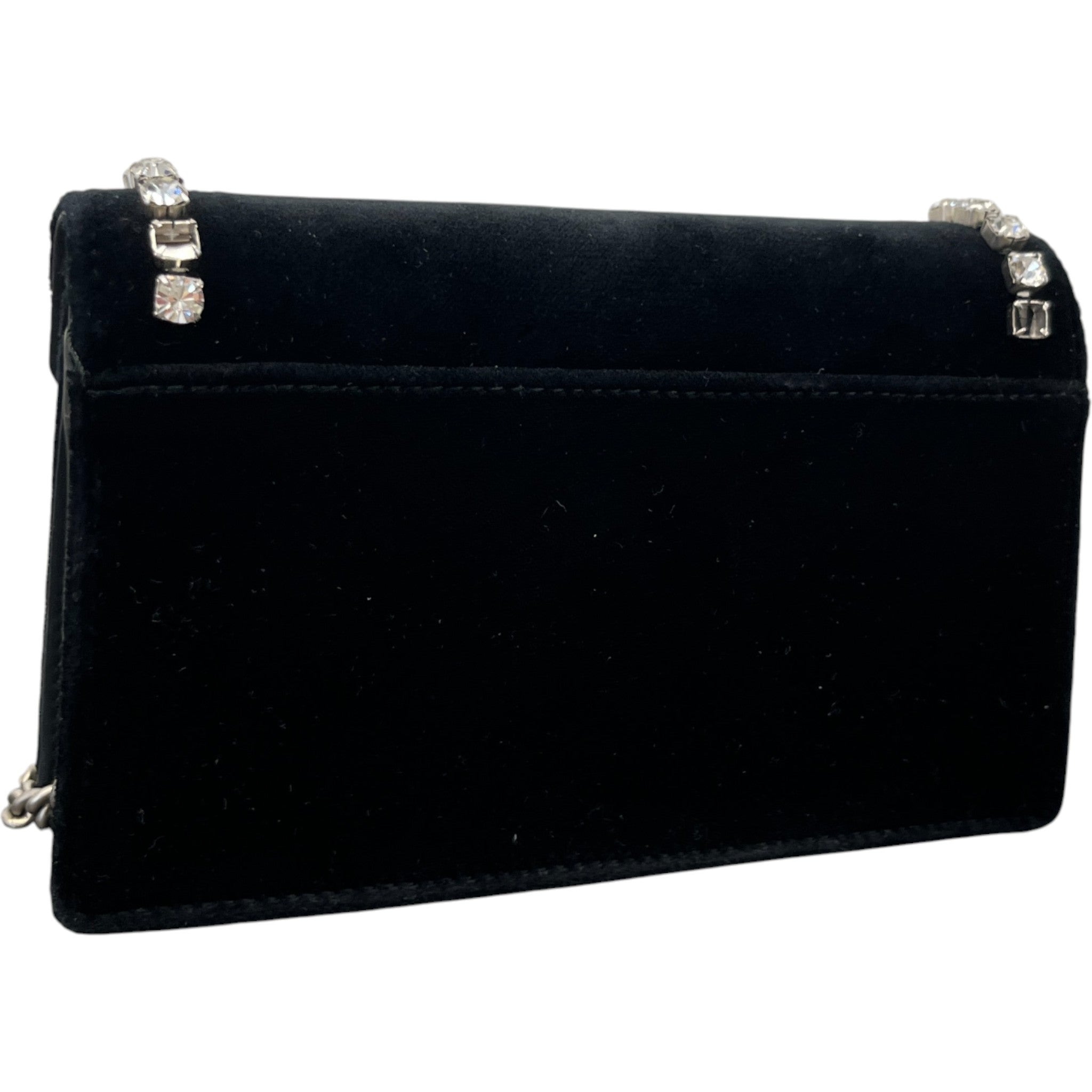 Women's Dionysus Mini Velvet Bag Black