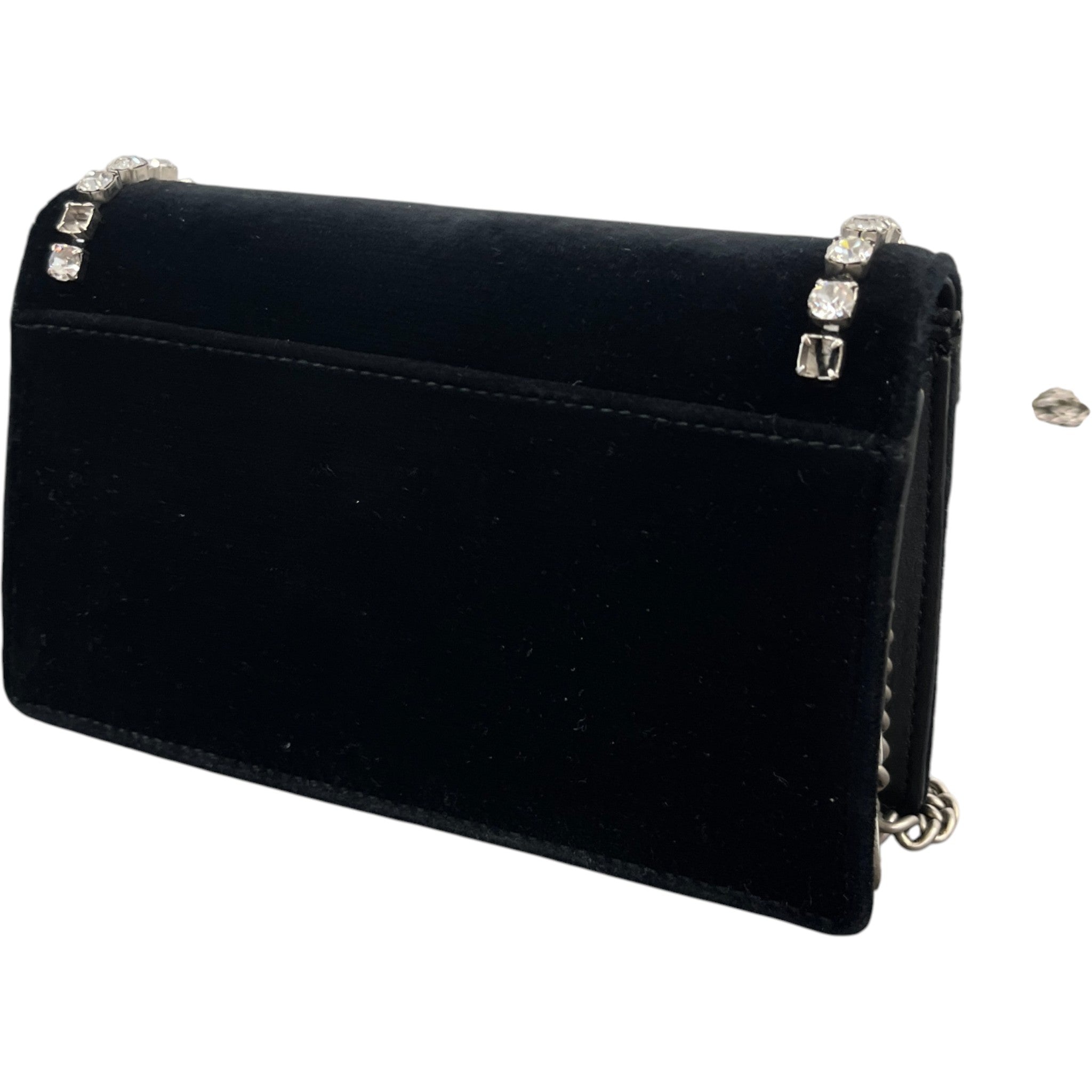 Women's Dionysus Mini Velvet Bag Black