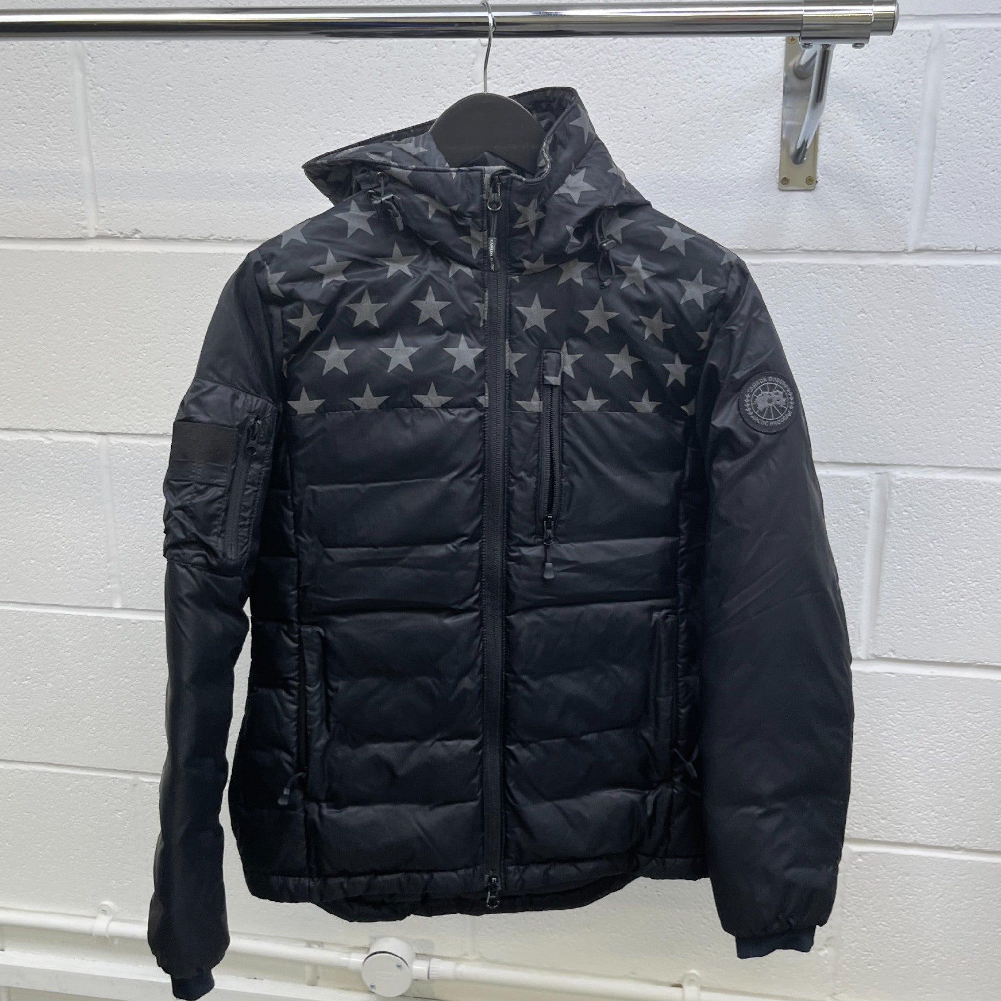 Women's Crawford Hoody Down Jacket Black Size S