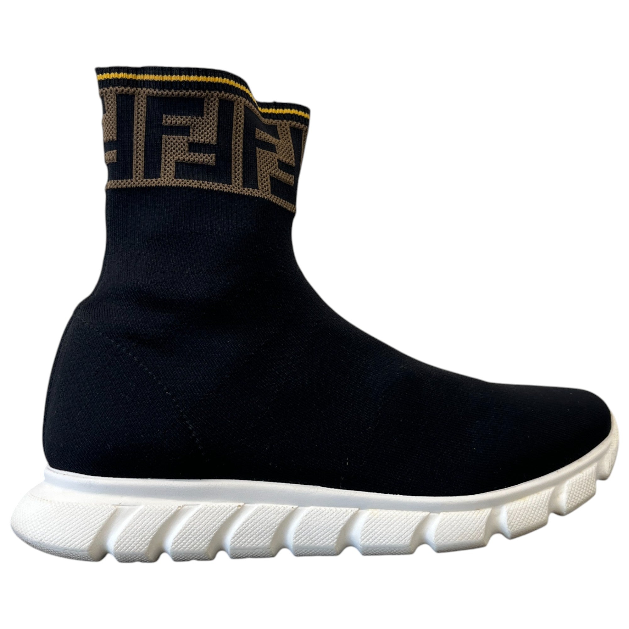 Women's Ff Pull On High Trainers Black Size EU 36 / UK 3