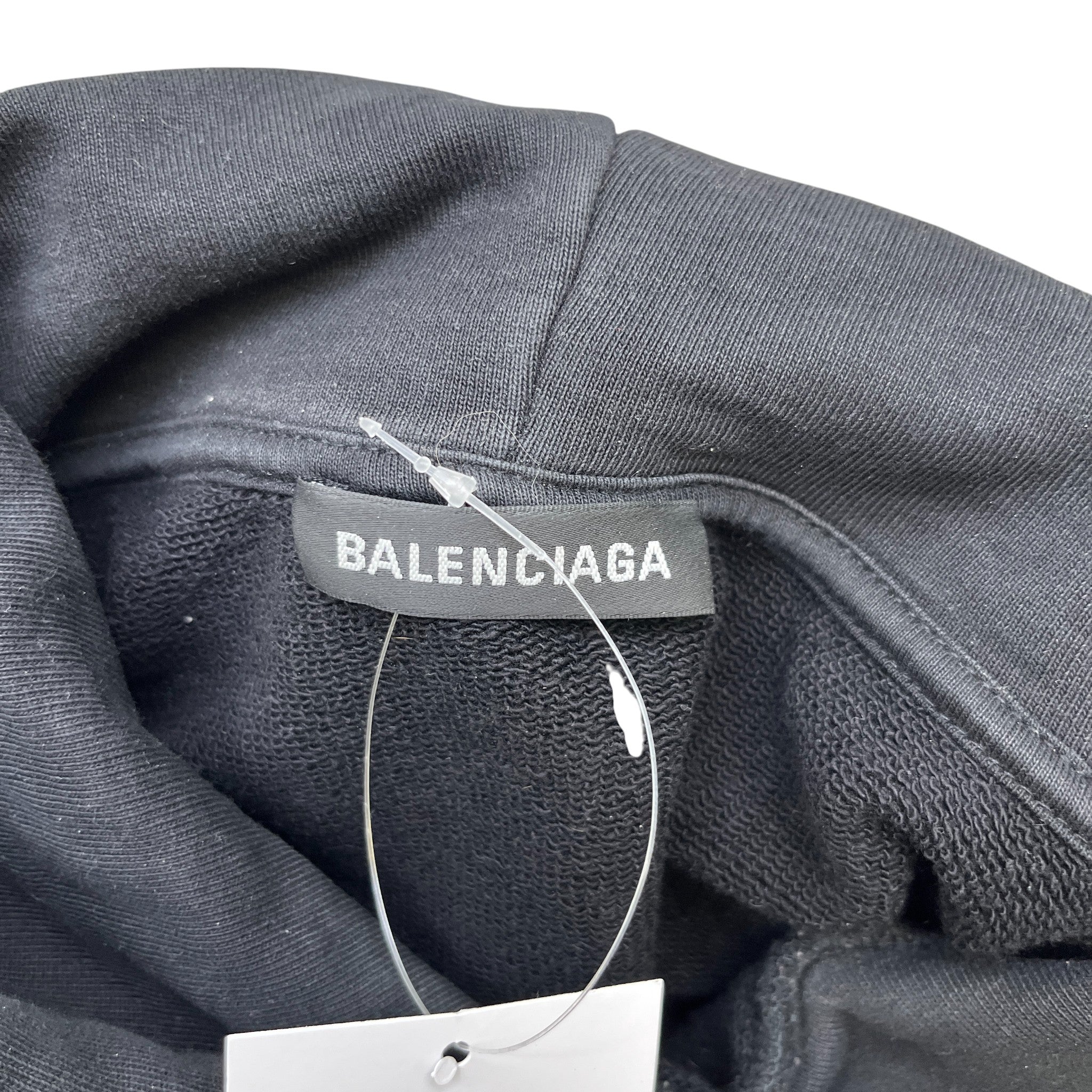 Men's Political Logo Hoodie Black Size S