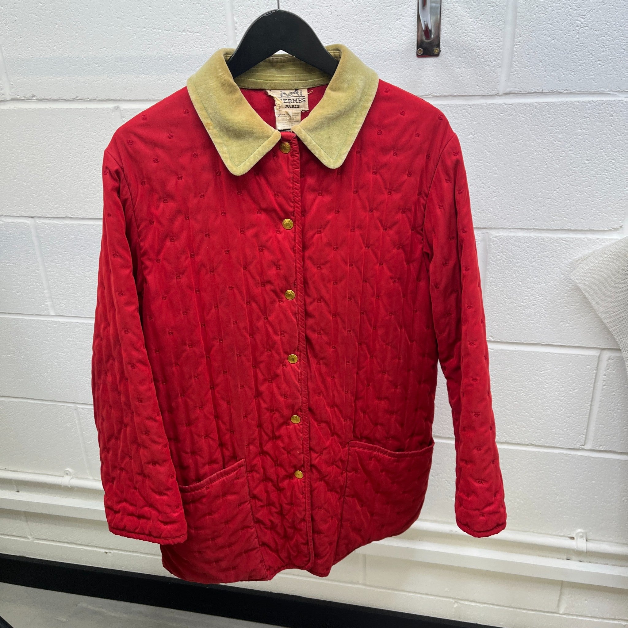 Women's Vintage Caban Jacket Red Size IT 38 / UK 6