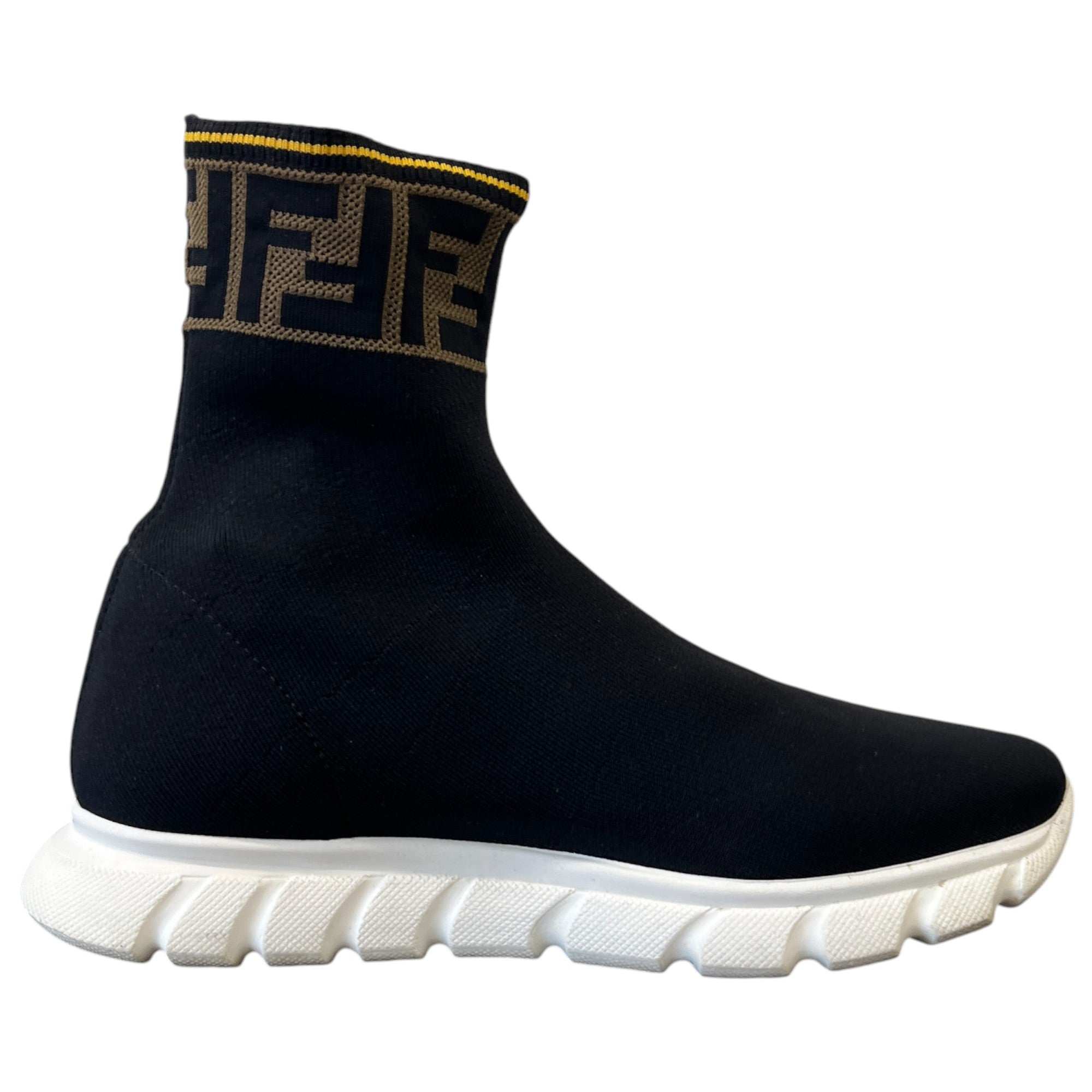 Women's Ff Pull On High Trainers Black Size EU 36 / UK 3