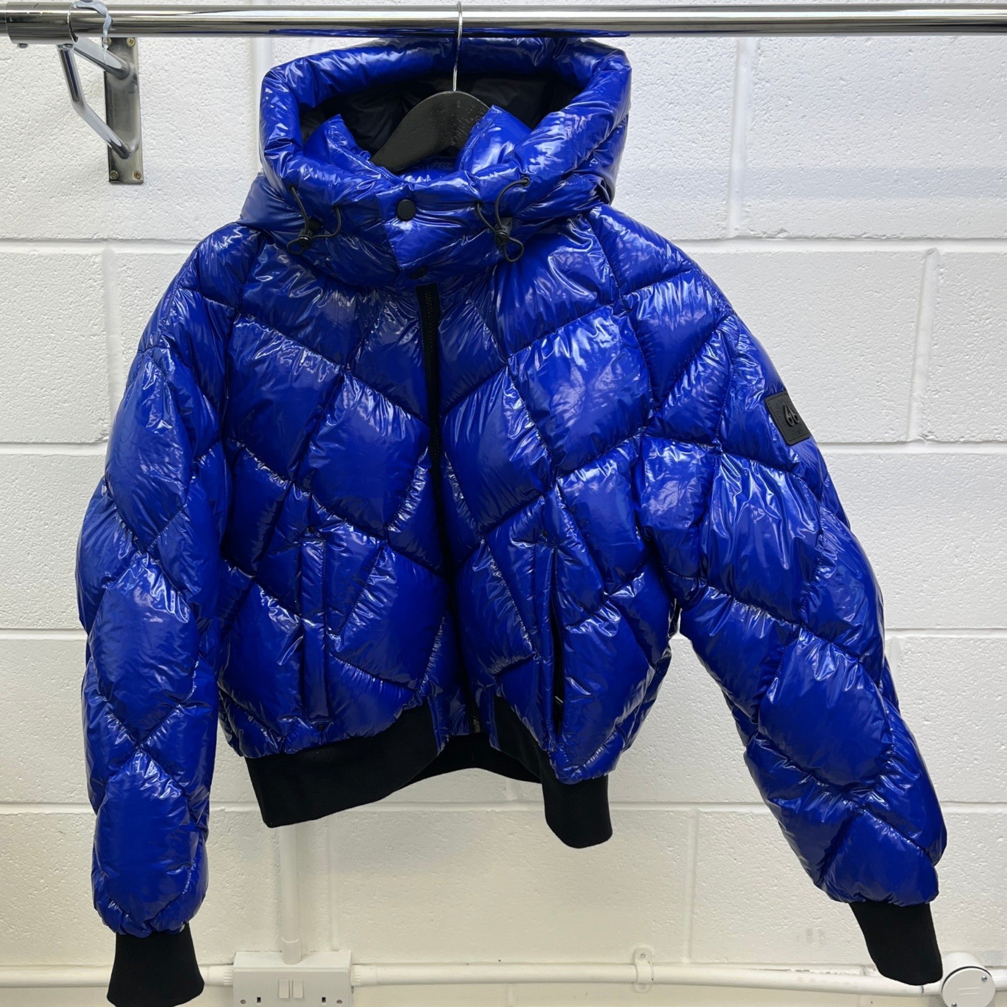 Women's Bankhead Bomber Down Jacket Blue Size L