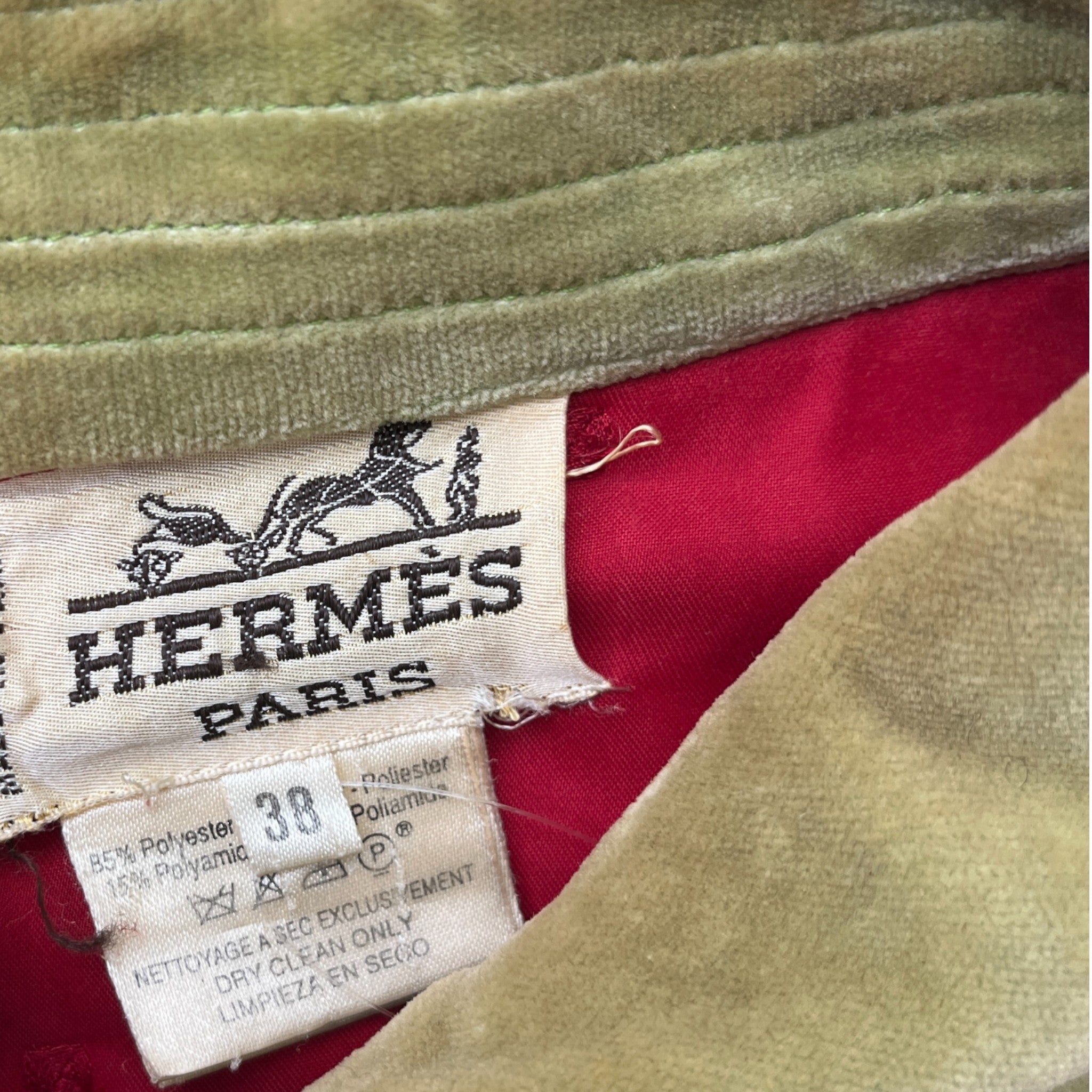 Women's Vintage Caban Jacket Red Size IT 38 / UK 6