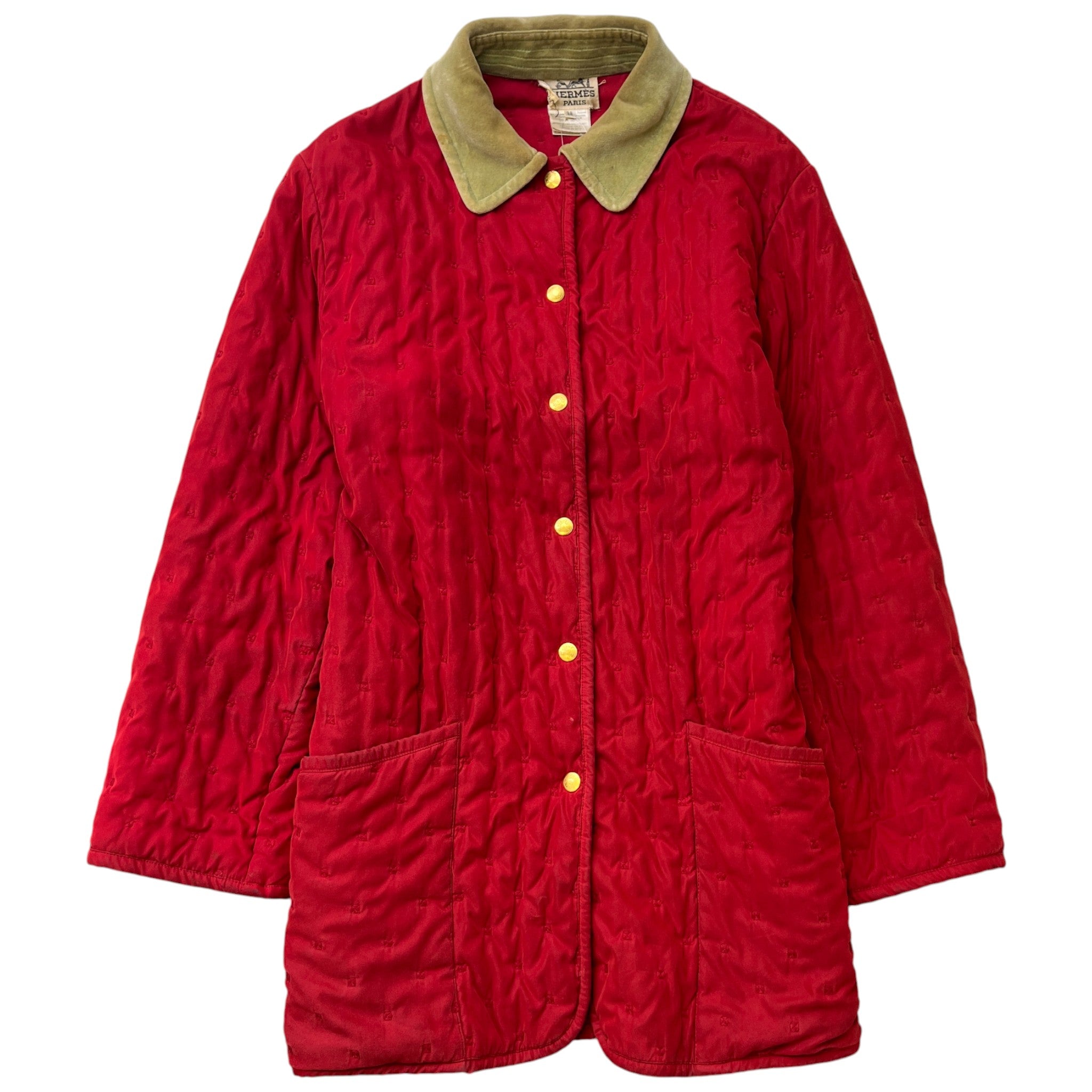 Women's Vintage Caban Jacket Red Size IT 38 / UK 6