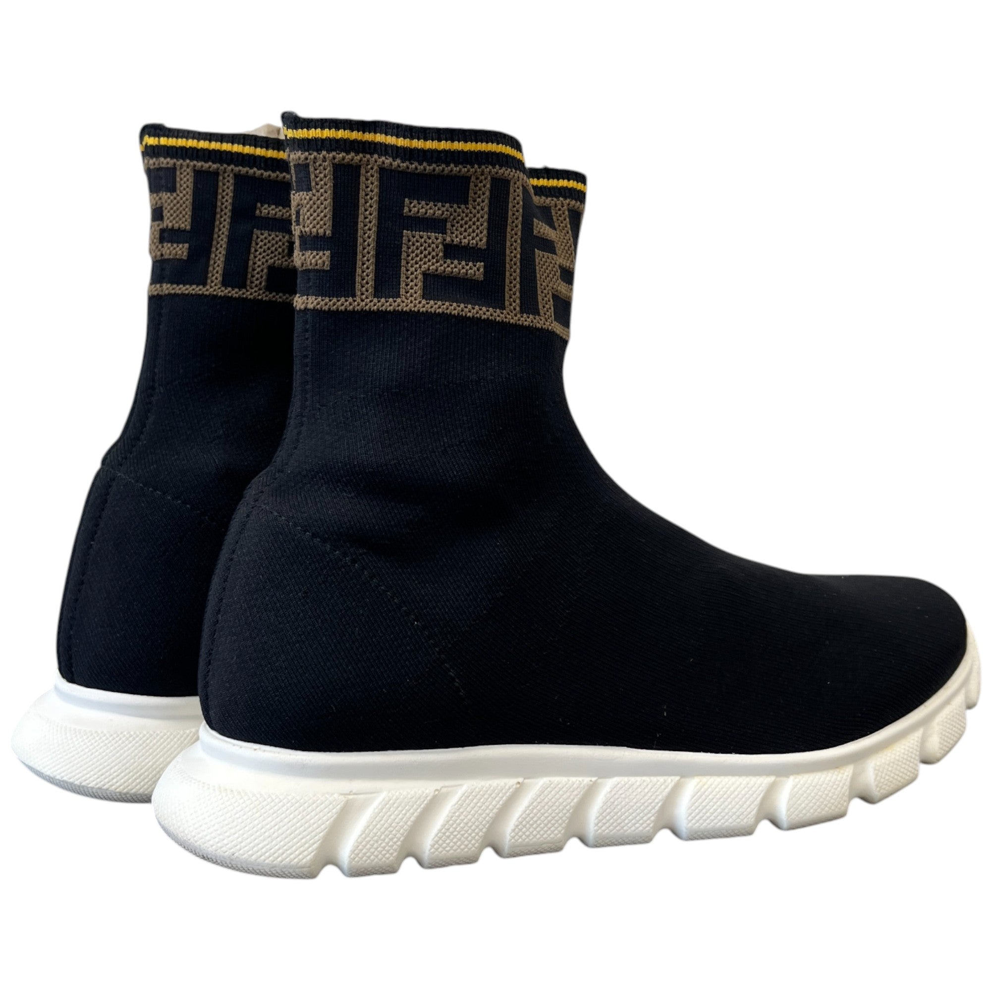 Women's Ff Pull On High Trainers Black Size EU 36 / UK 3