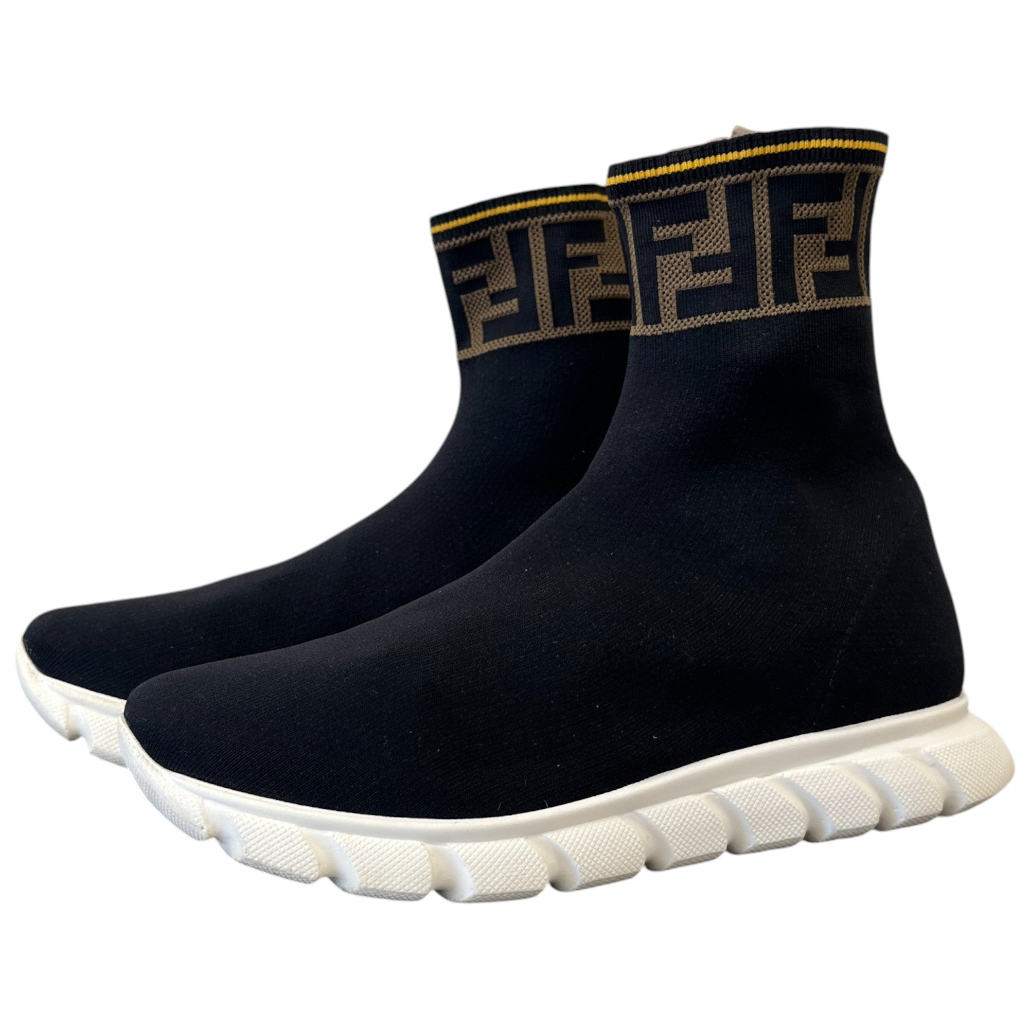 Women's Ff Pull On High Trainers Black Size EU 36 / UK 3