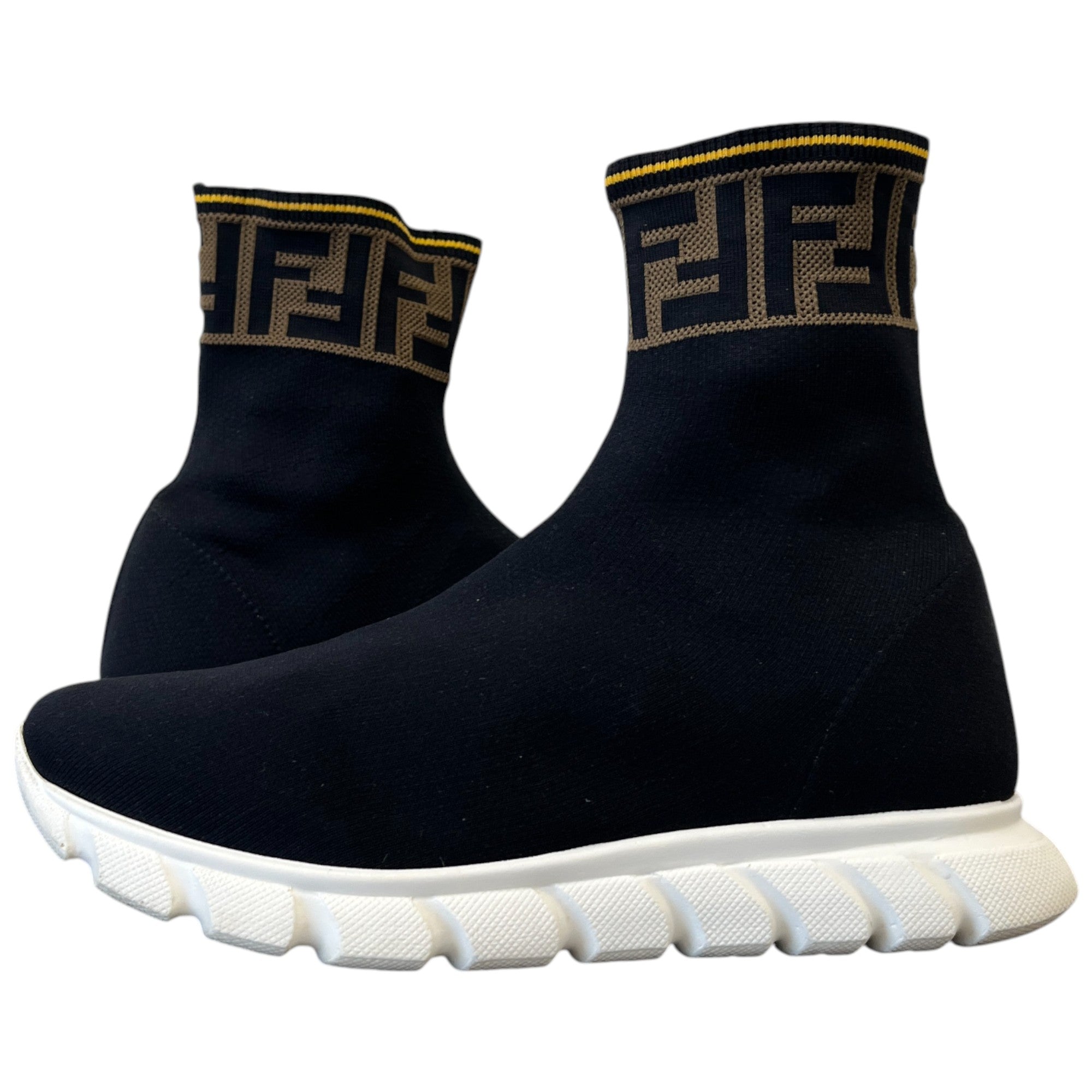 Women's Ff Pull On High Trainers Black Size EU 36 / UK 3