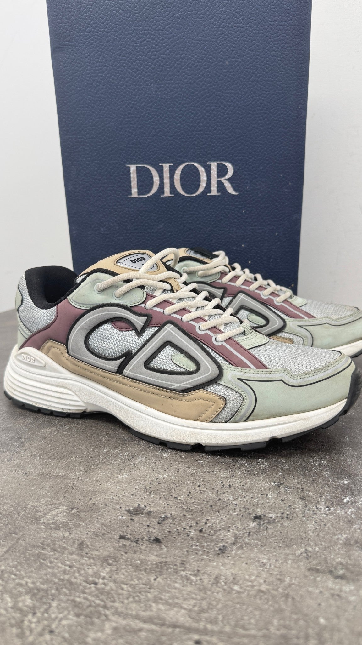 Men's B30 Low Trainers Grey Size EU 42 / UK 8