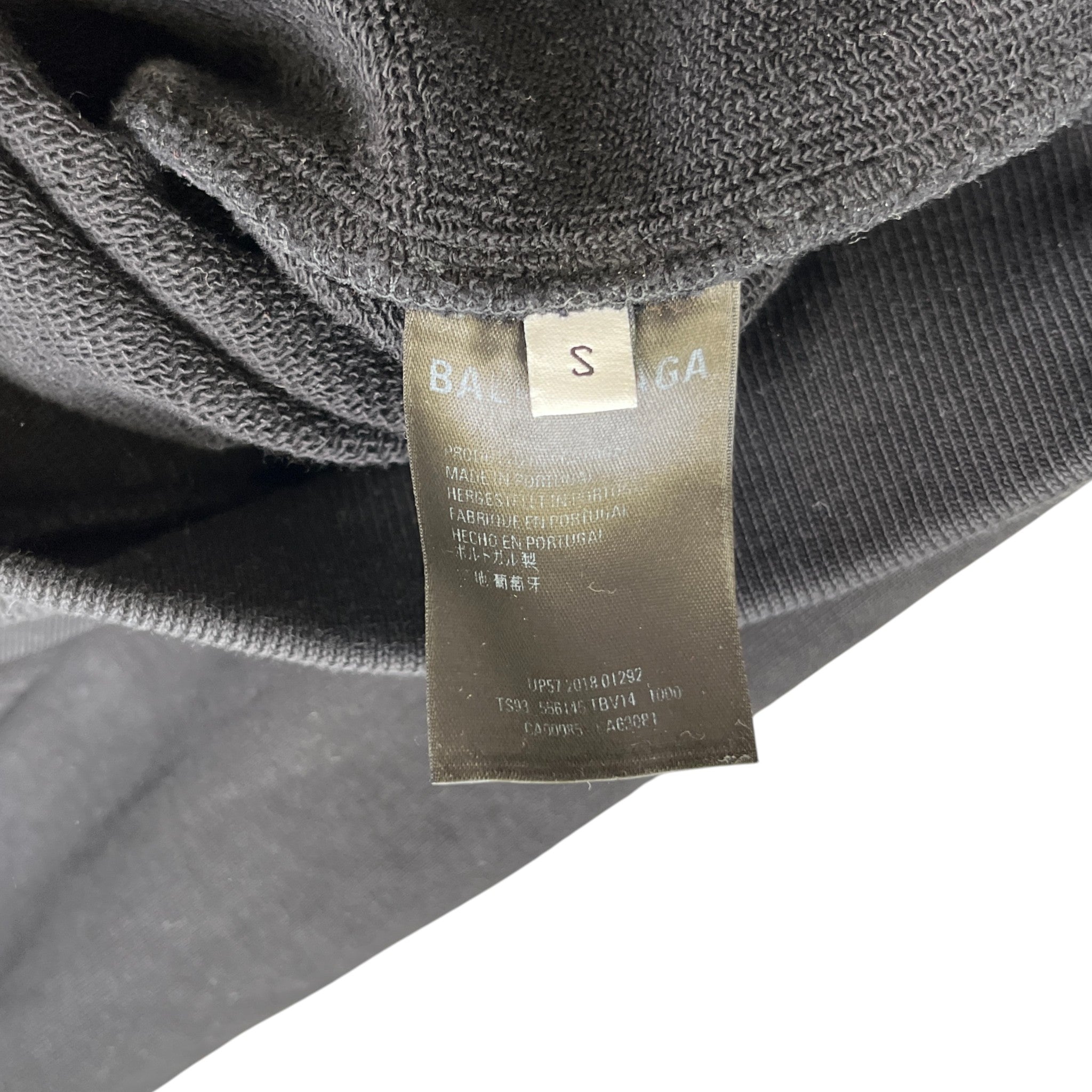 Men's Political Logo Hoodie Black Size S