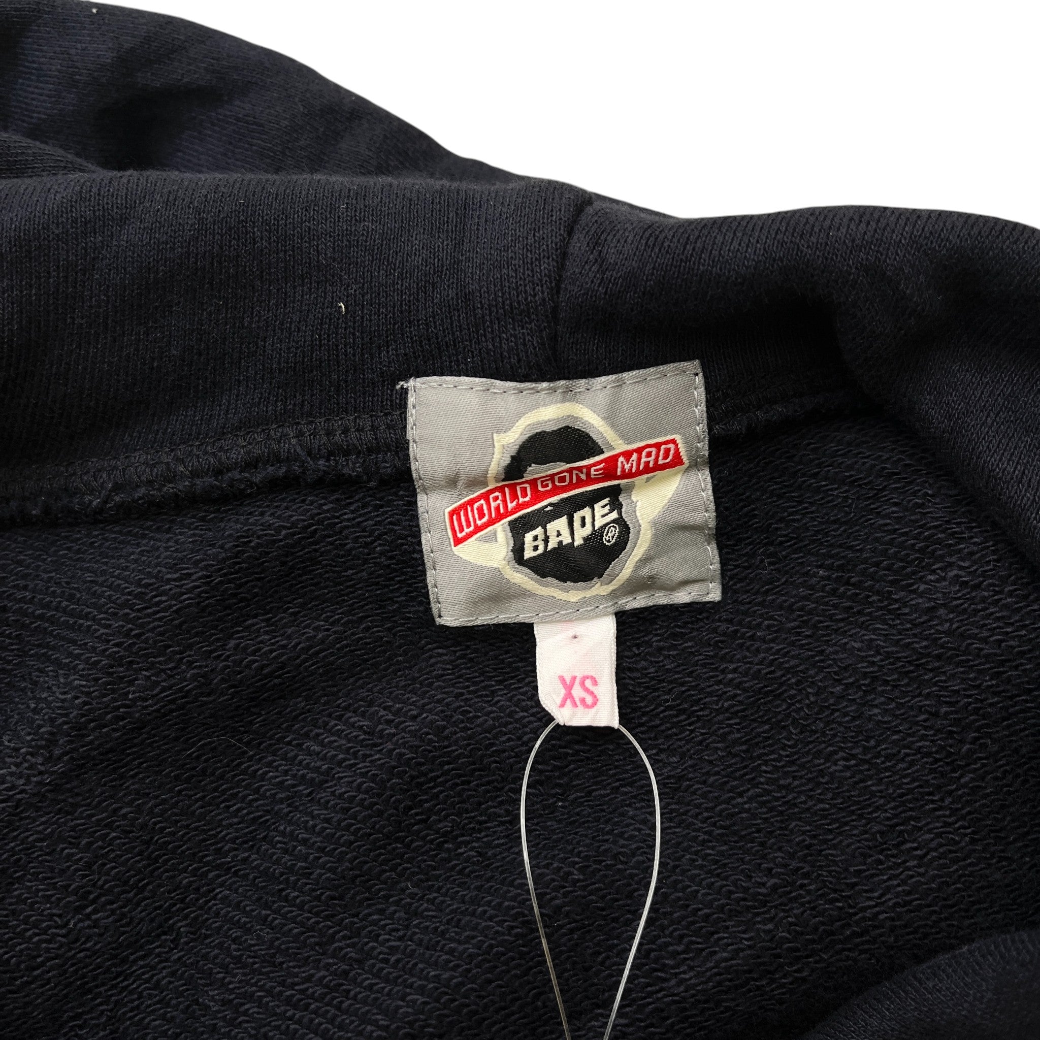 Men's Usa Print Hoodie Navy Size XS