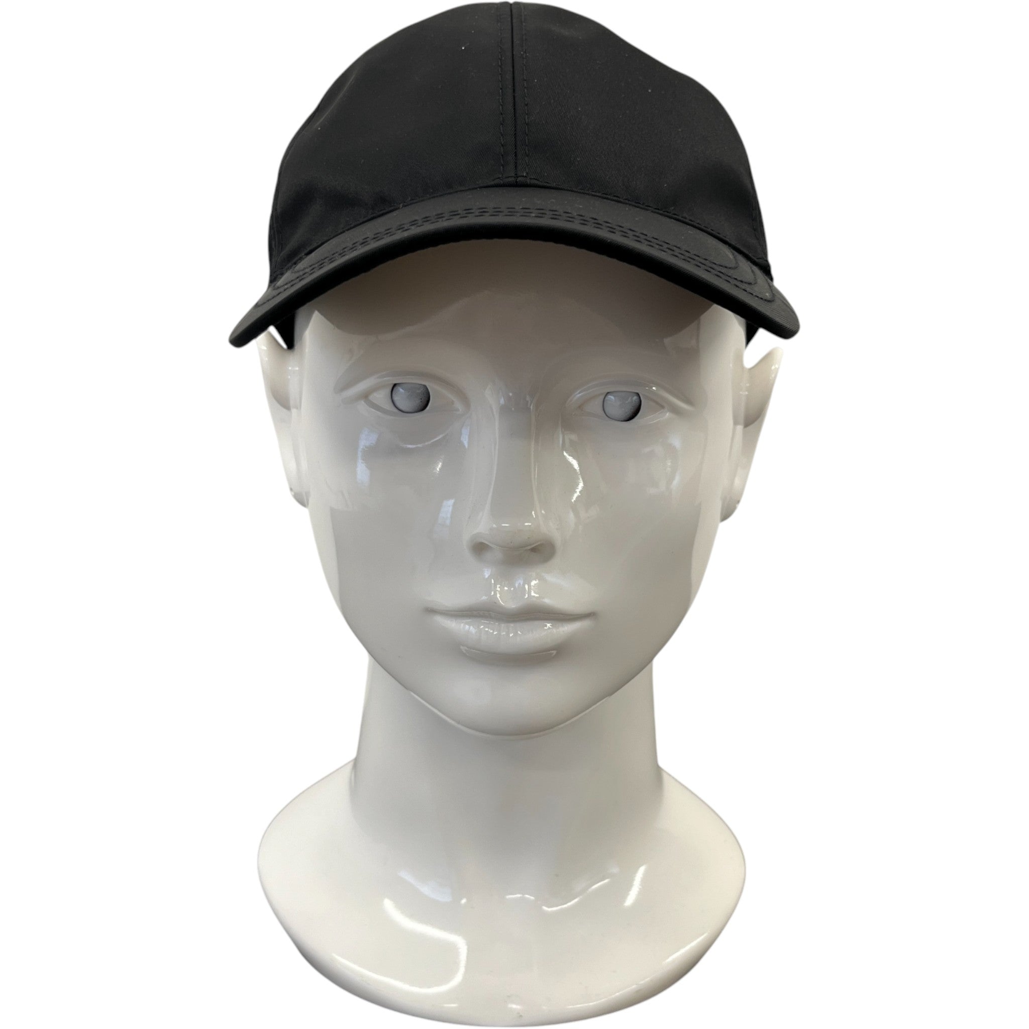 Men's Plaque Logo Cap Black Size 95cm / UK 14