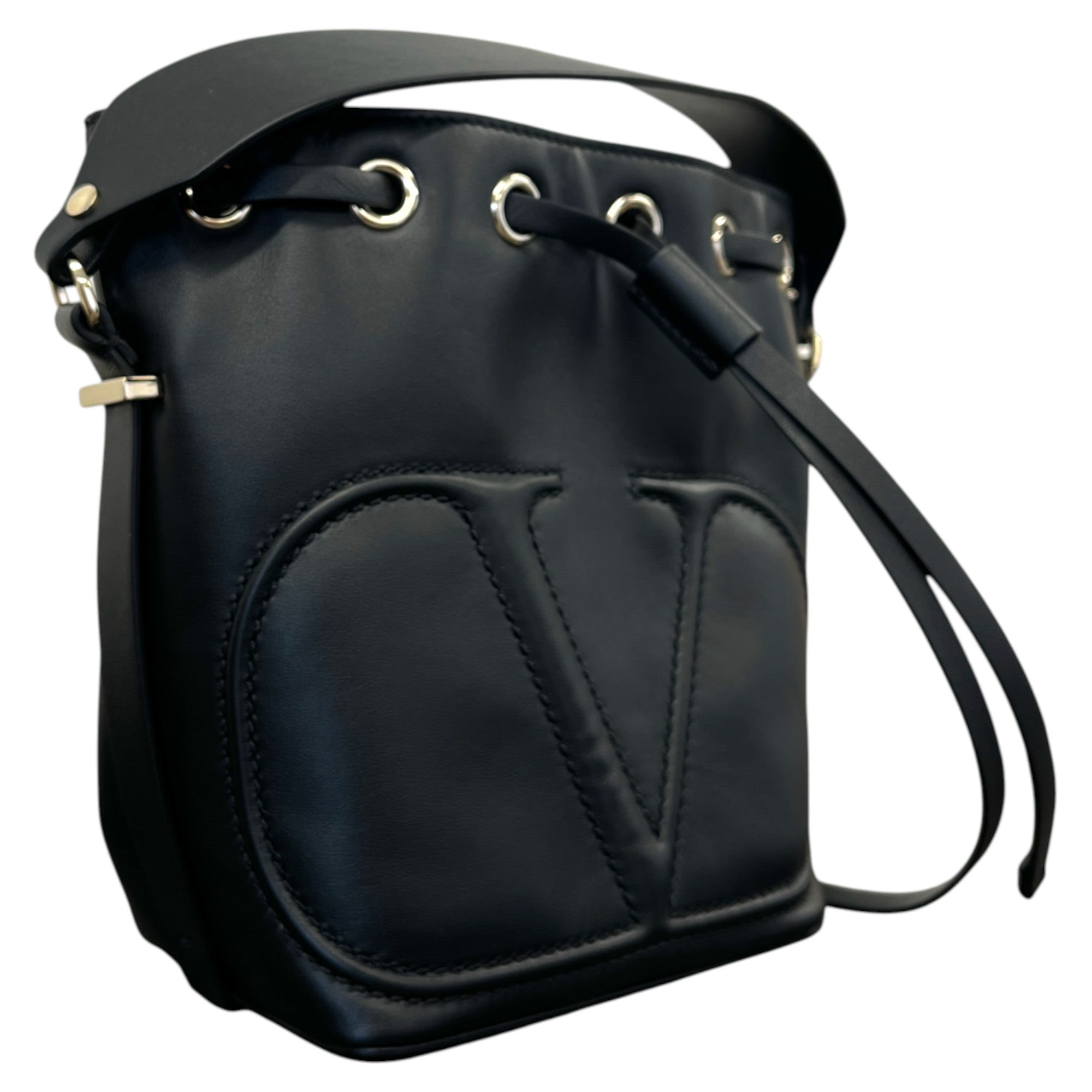 Women's Vlogo Bucket Bag Black
