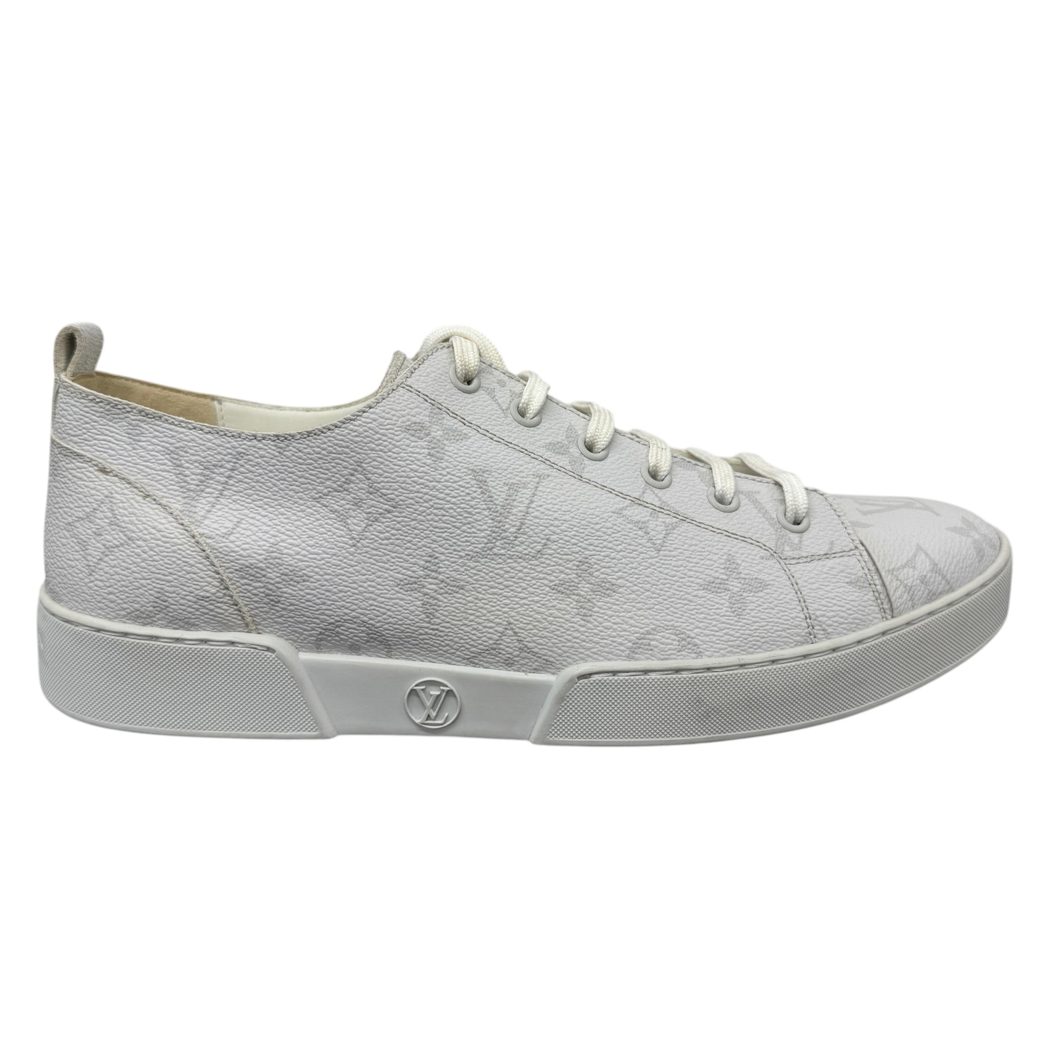 Men's Monogram Match Up Low Trainers Grey Size EU 41.5 / UK 7.5