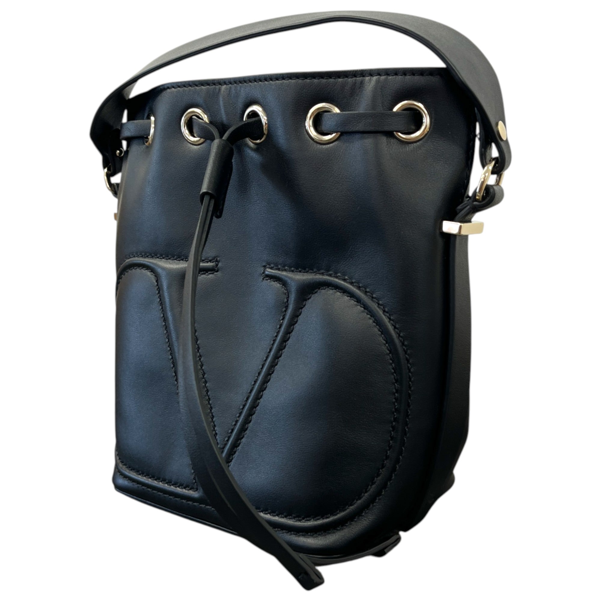 Women's Vlogo Bucket Bag Black