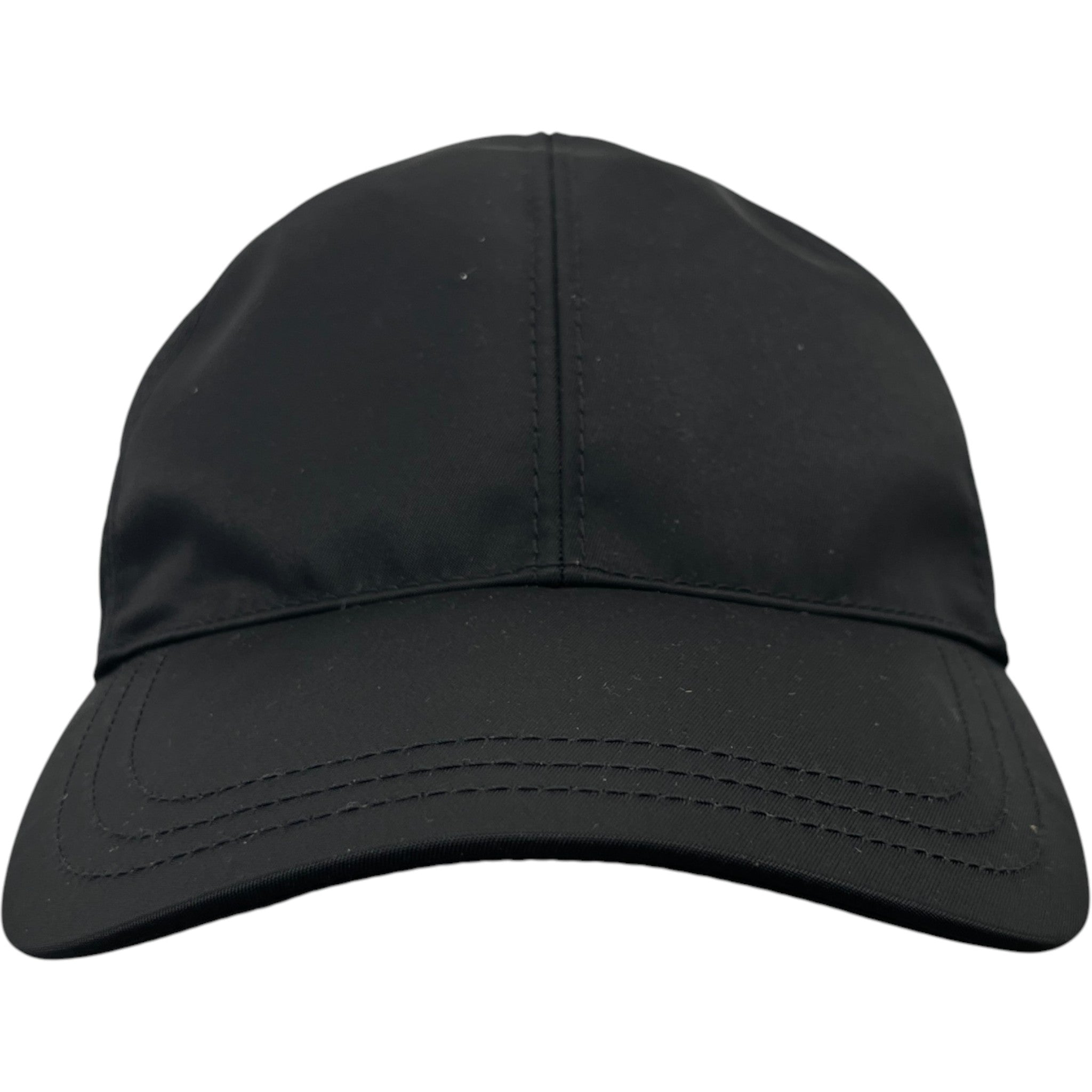 Men's Plaque Logo Cap Black Size 95cm / UK 14