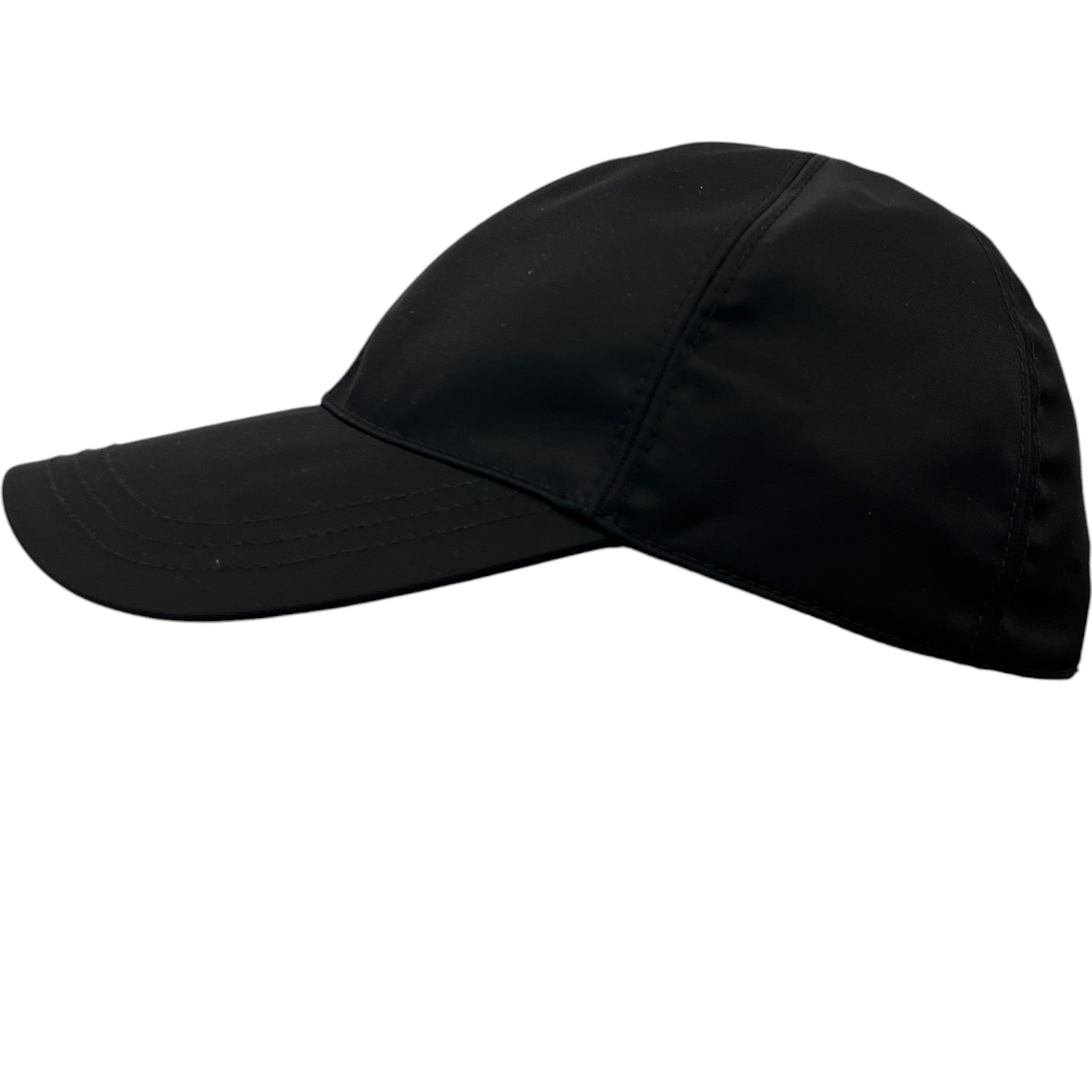 Men's Plaque Logo Cap Black Size 95cm / UK 14