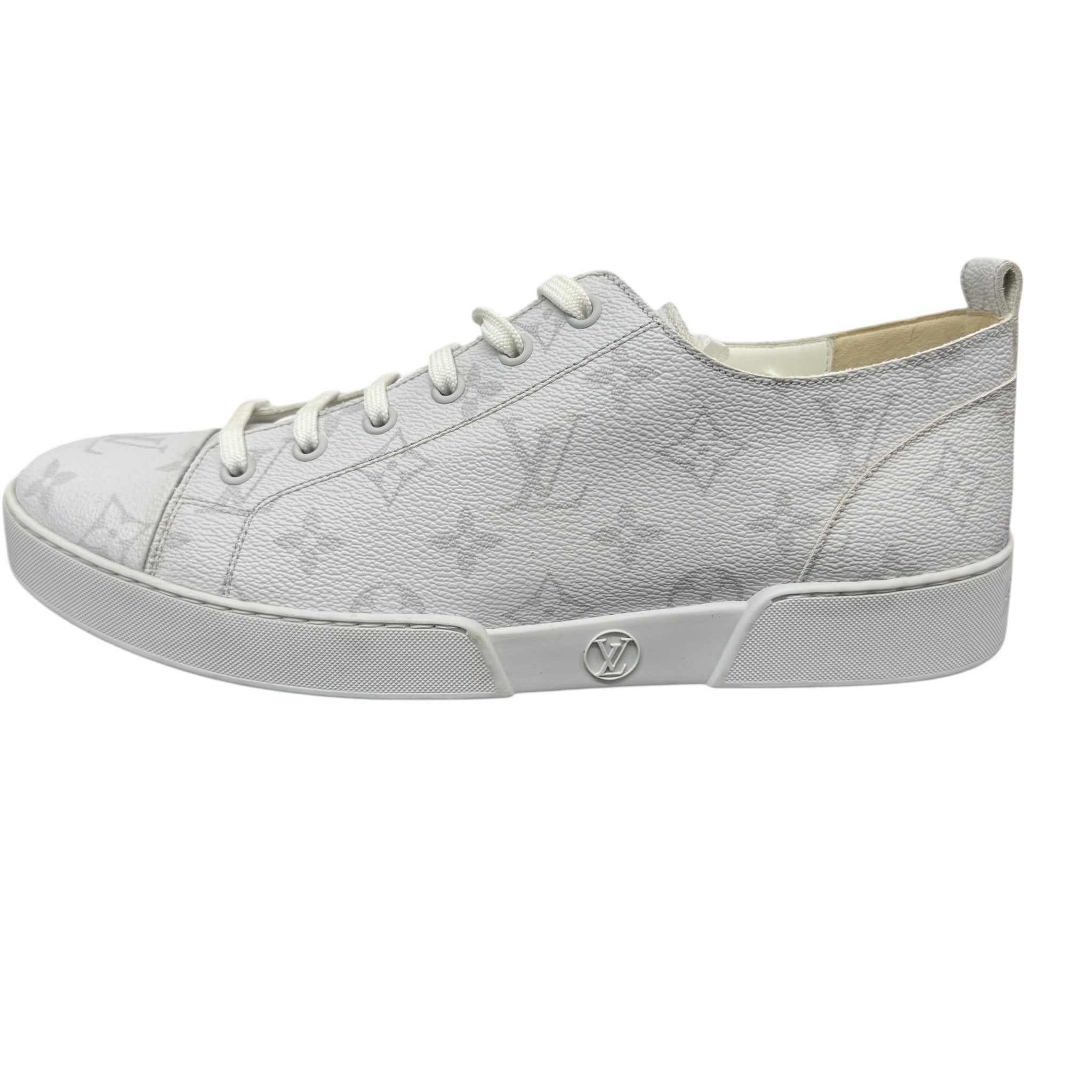 Men's Monogram Match Up Low Trainers Grey Size EU 41.5 / UK 7.5