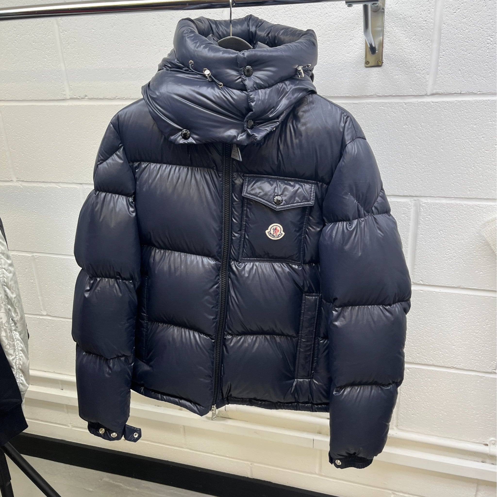 Men's Montbeliard Down Jacket Navy Size 3 / L