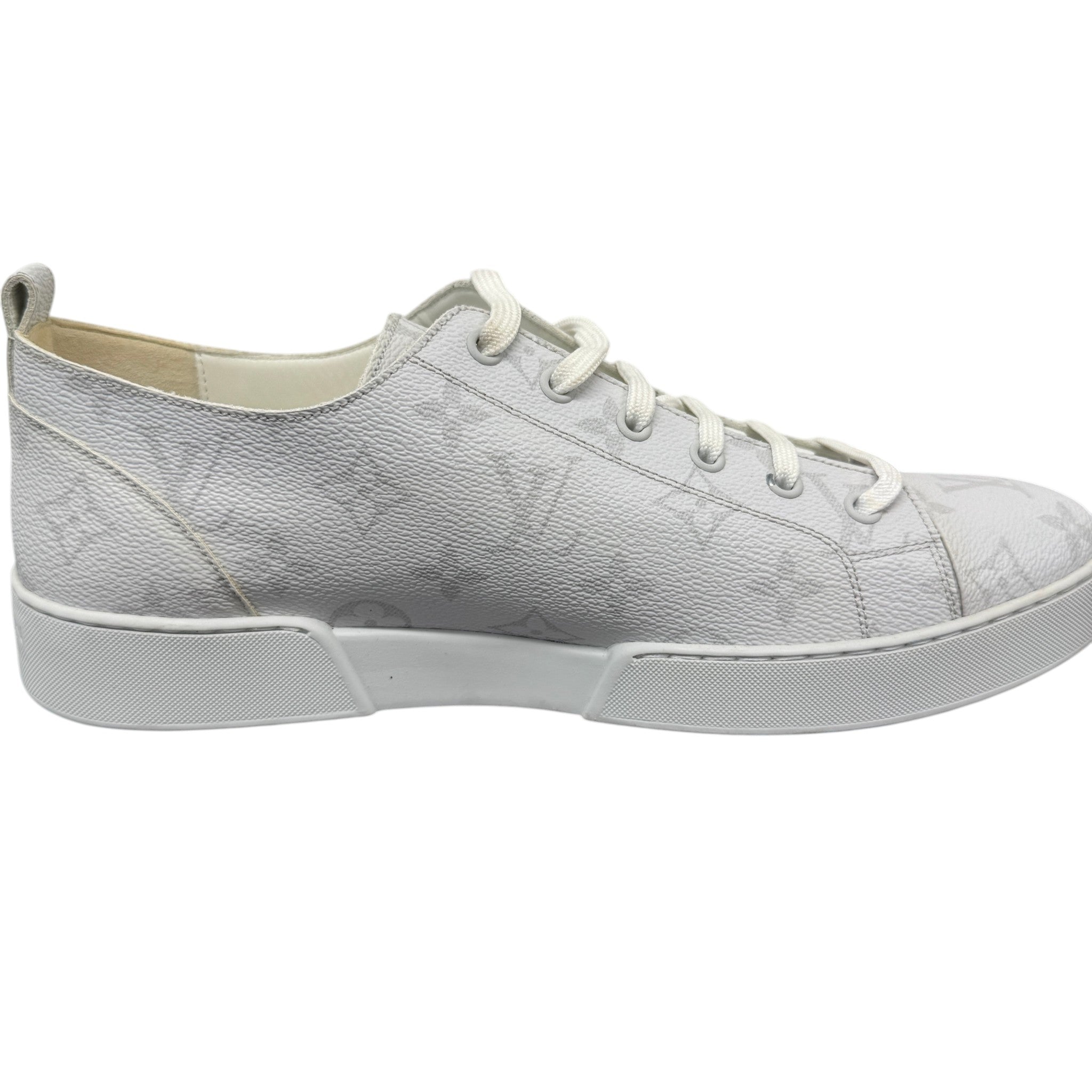 Men's Monogram Match Up Low Trainers Grey Size EU 41.5 / UK 7.5