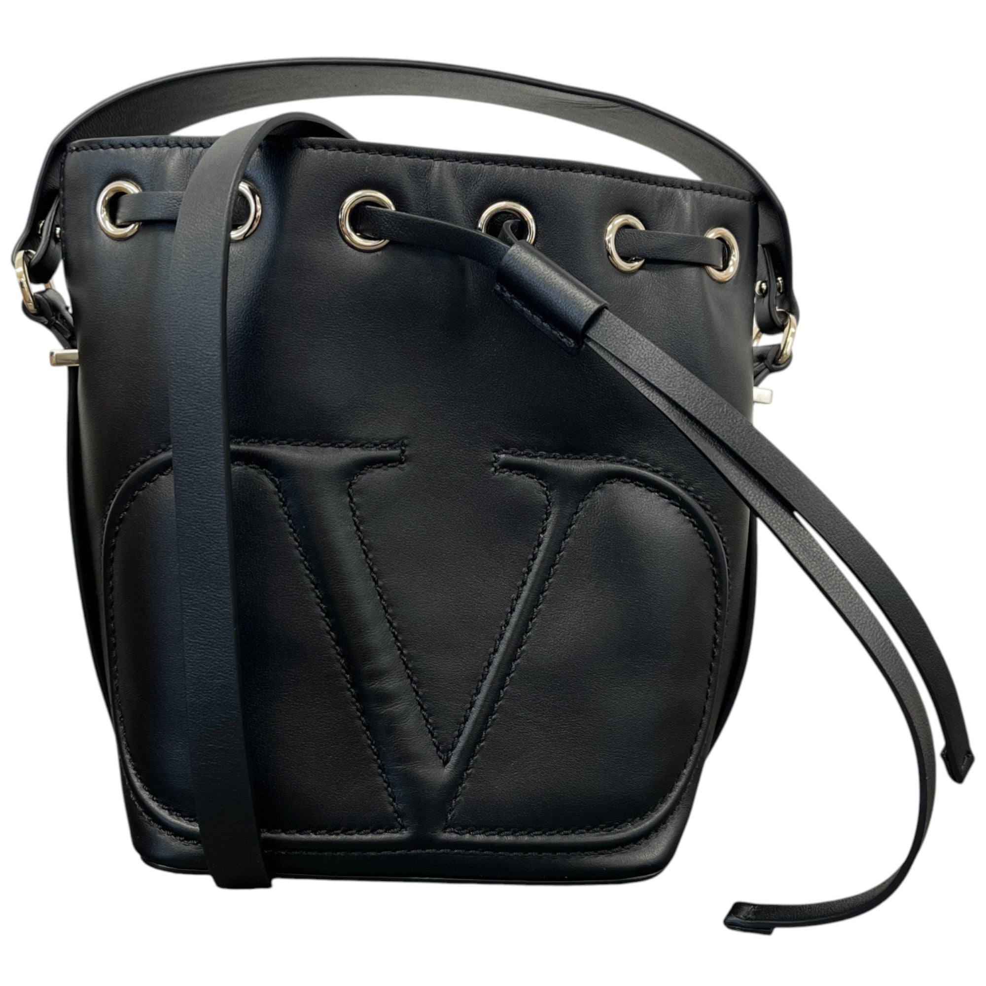 Women's Vlogo Bucket Bag Black