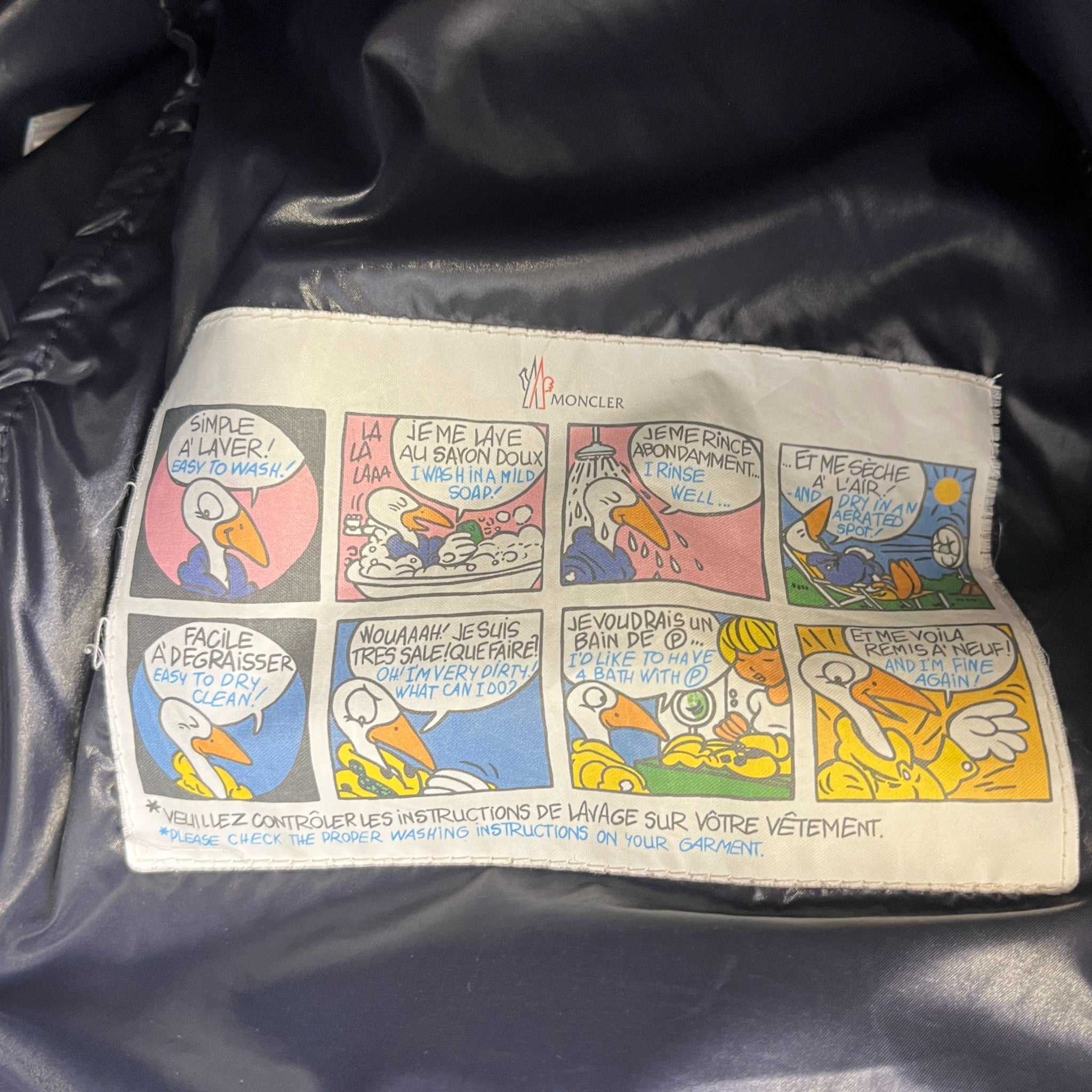 Men's Montbeliard Down Jacket Navy Size 3 / L