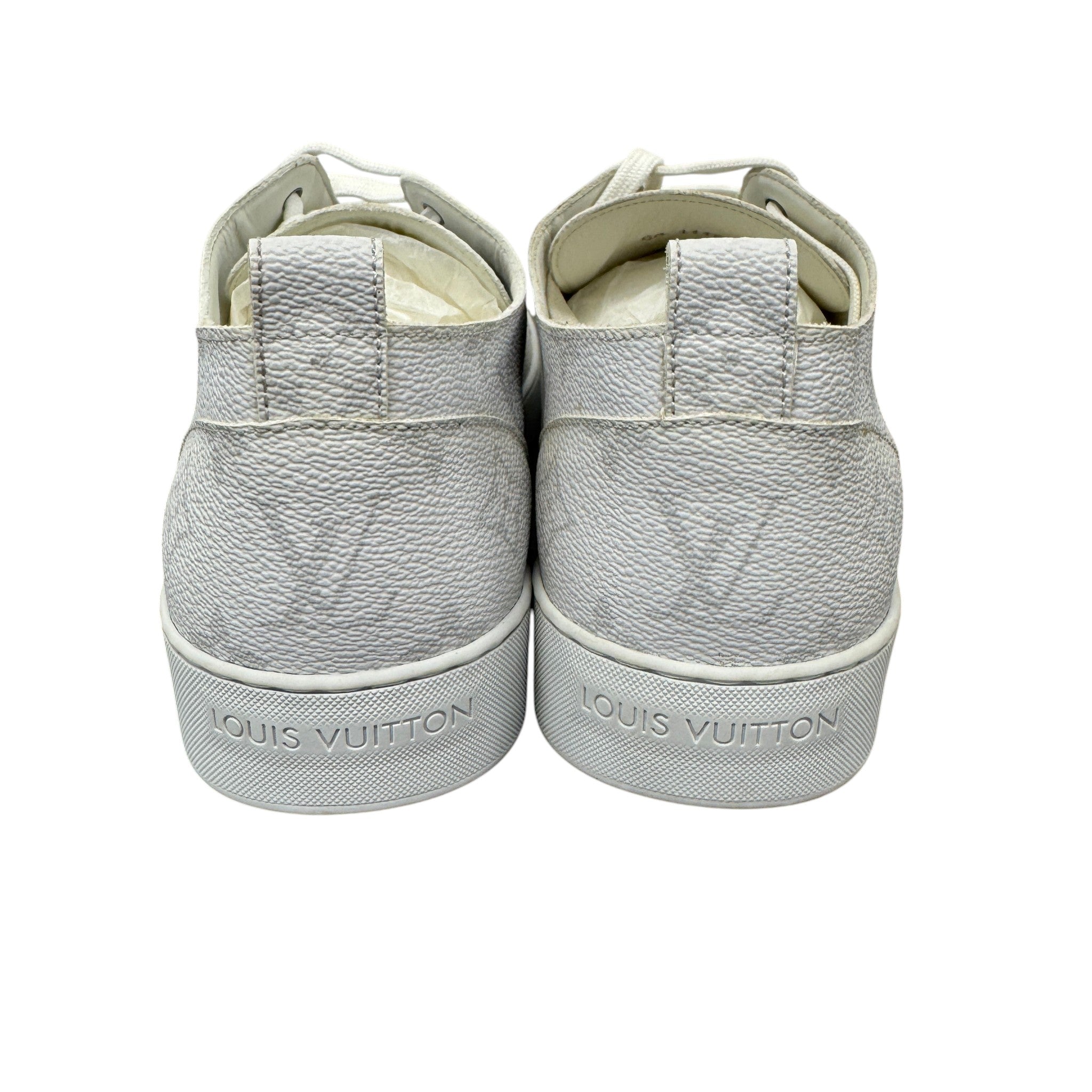 Men's Monogram Match Up Low Trainers Grey Size EU 41.5 / UK 7.5