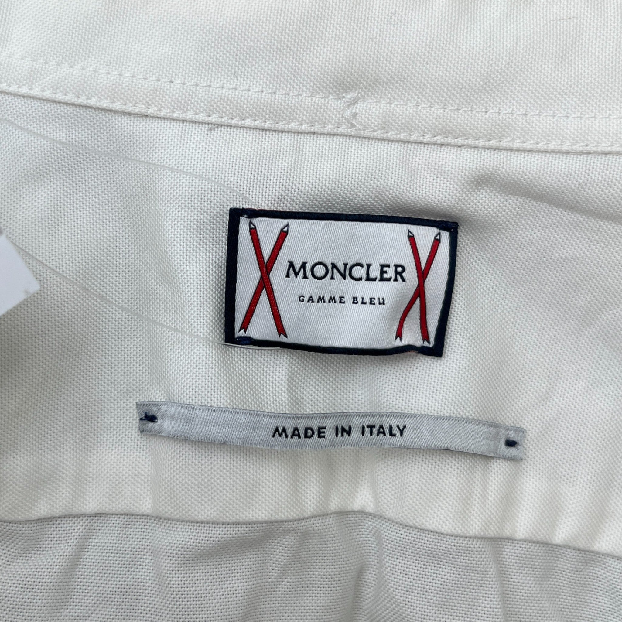 Men's Camicia Long Sleeve Shirt White Size S