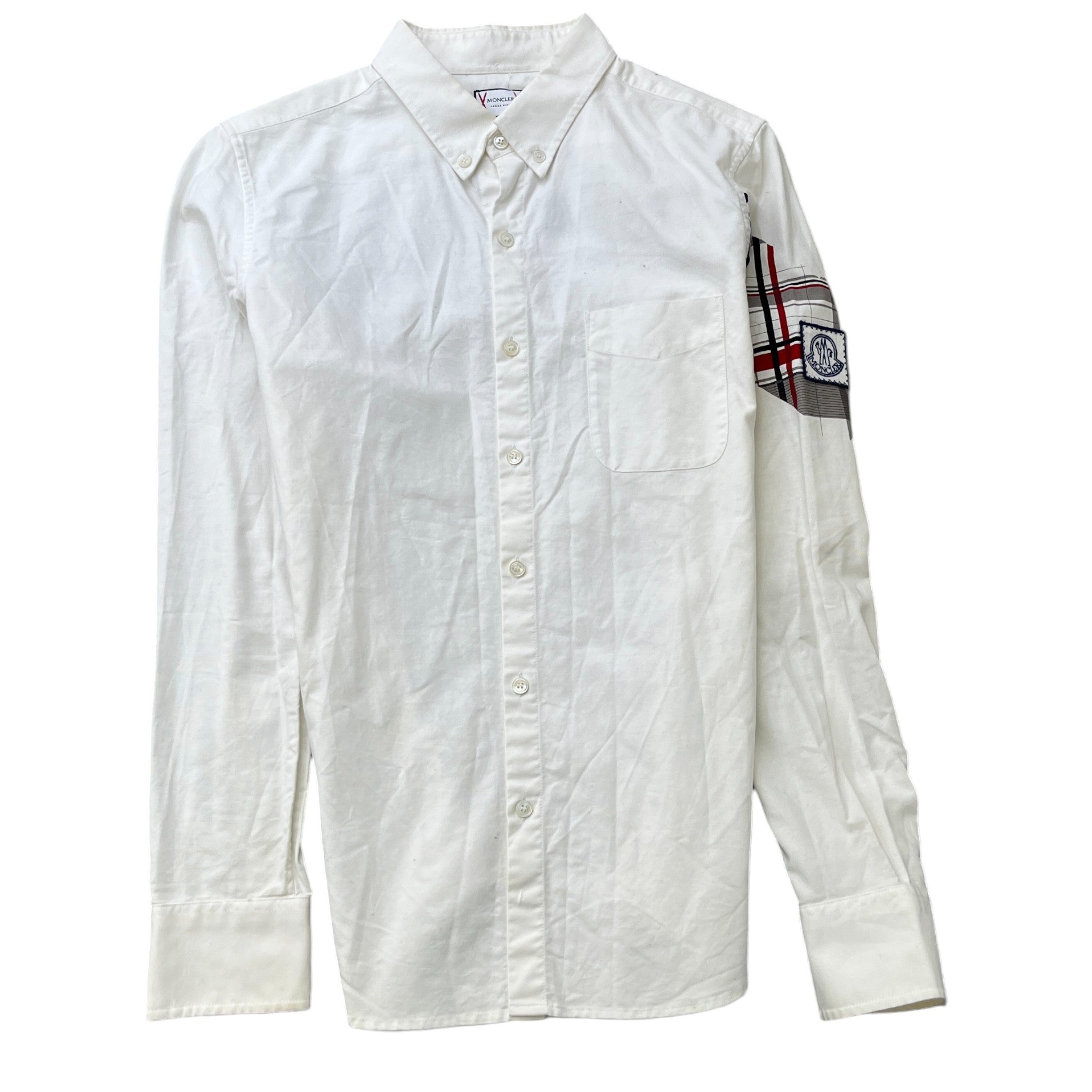 Men's Camicia Long Sleeve Shirt White Size S