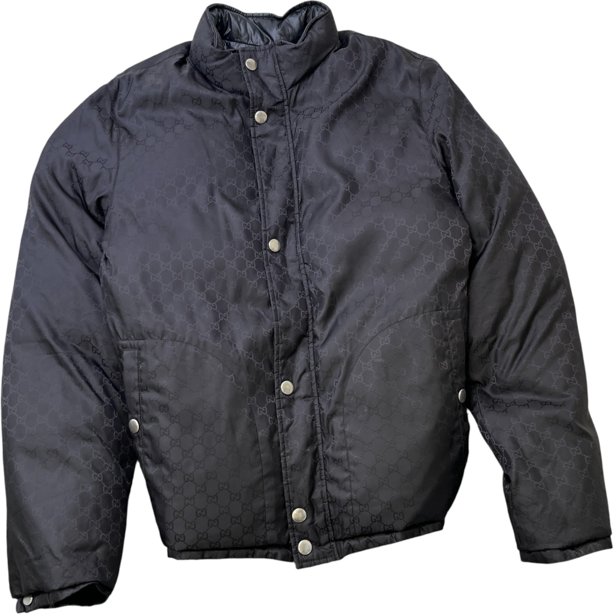 Men's Monogram Reversible Down Jacket Black Size IT 50 / L