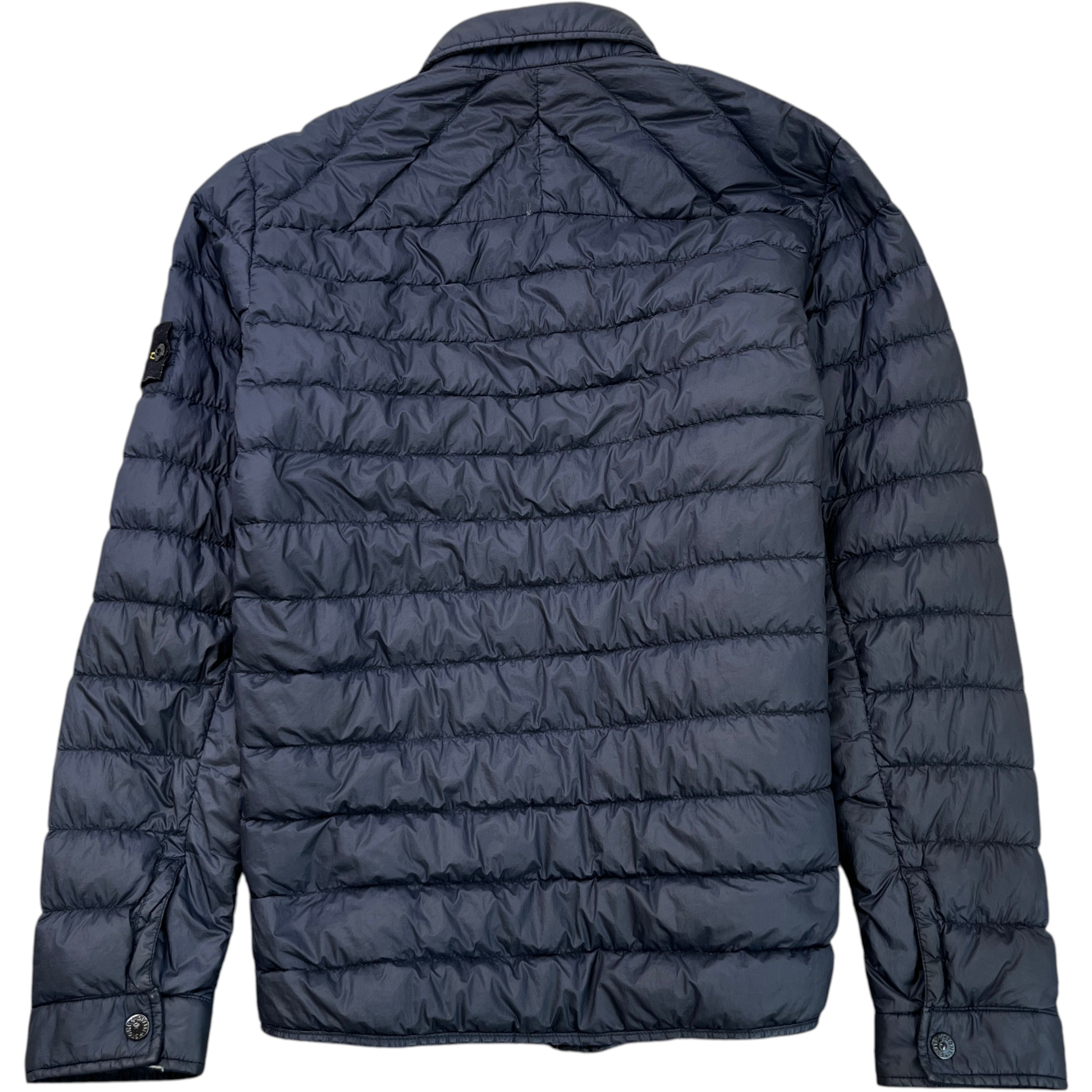 Men's Applique Logo Jacket Navy Size M