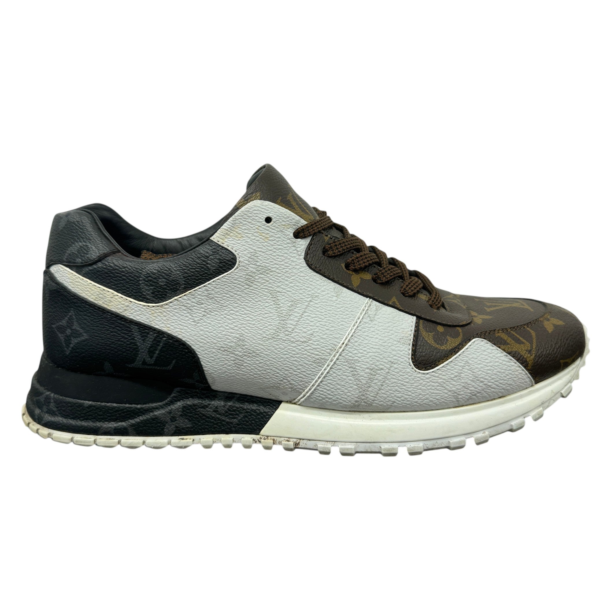 Men's Monogram Run Away Low Trainers Brown Size EU 41 / UK 7