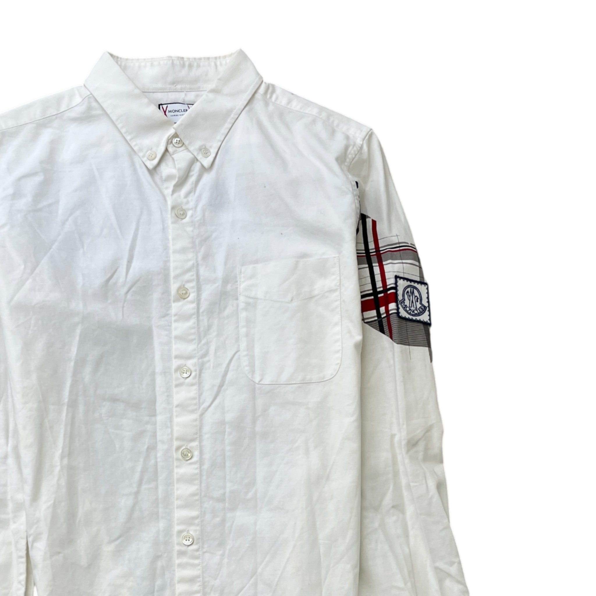 Men's Camicia Long Sleeve Shirt White Size S