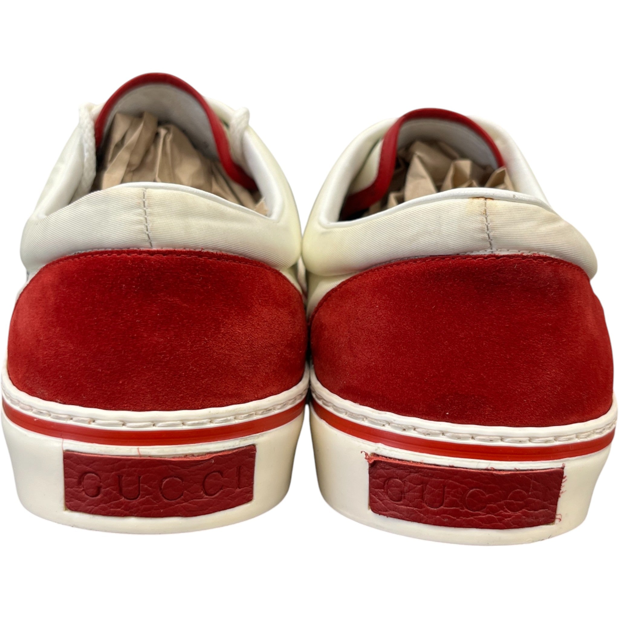 Men's Flower Print Low Trainers White Size EU 43 / UK 9