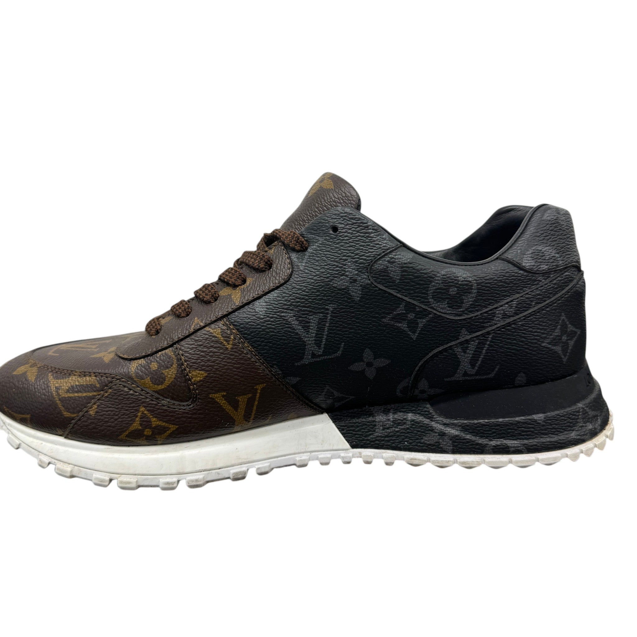 Men's Monogram Run Away Low Trainers Brown Size EU 41 / UK 7