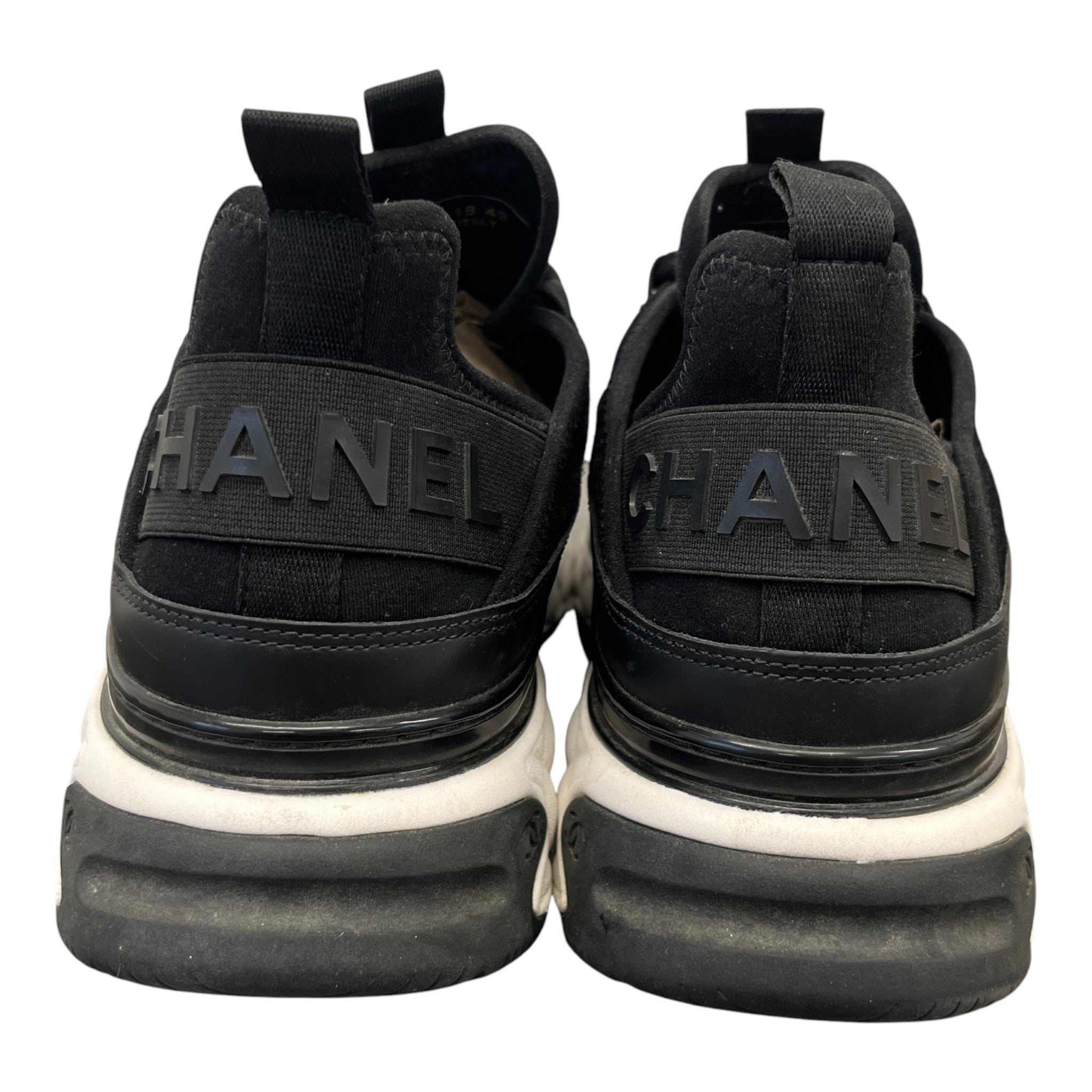 Men's Cc Logo Low Trainers Black Size EU 43 / UK 9