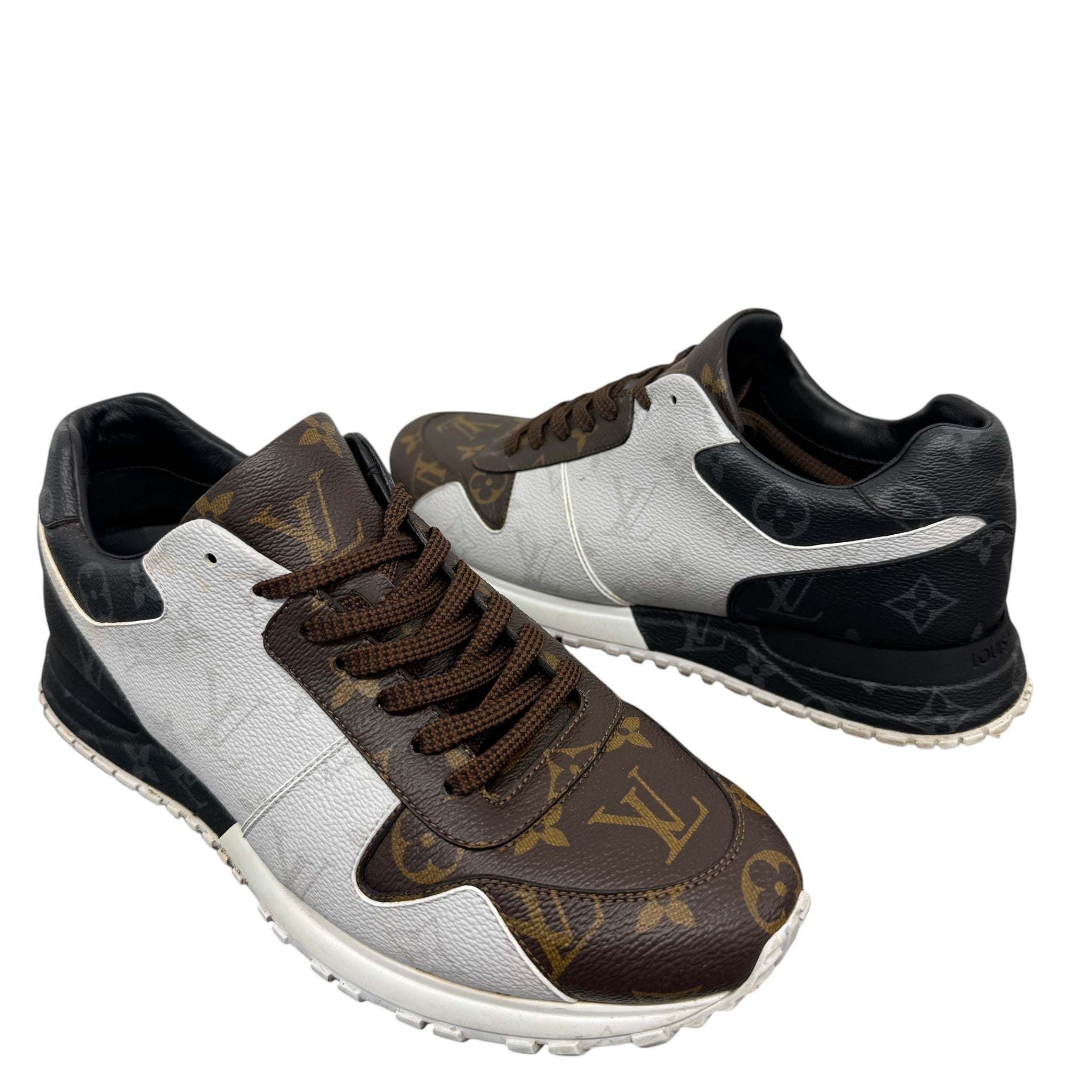 Men's Monogram Run Away Low Trainers Brown Size EU 41 / UK 7