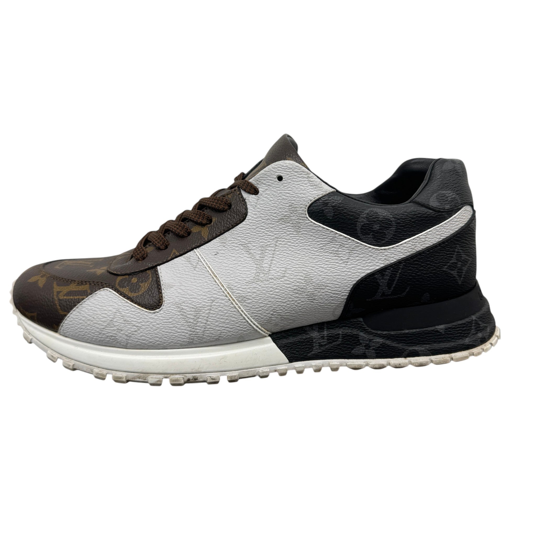 Men's Monogram Run Away Low Trainers Brown Size EU 41 / UK 7