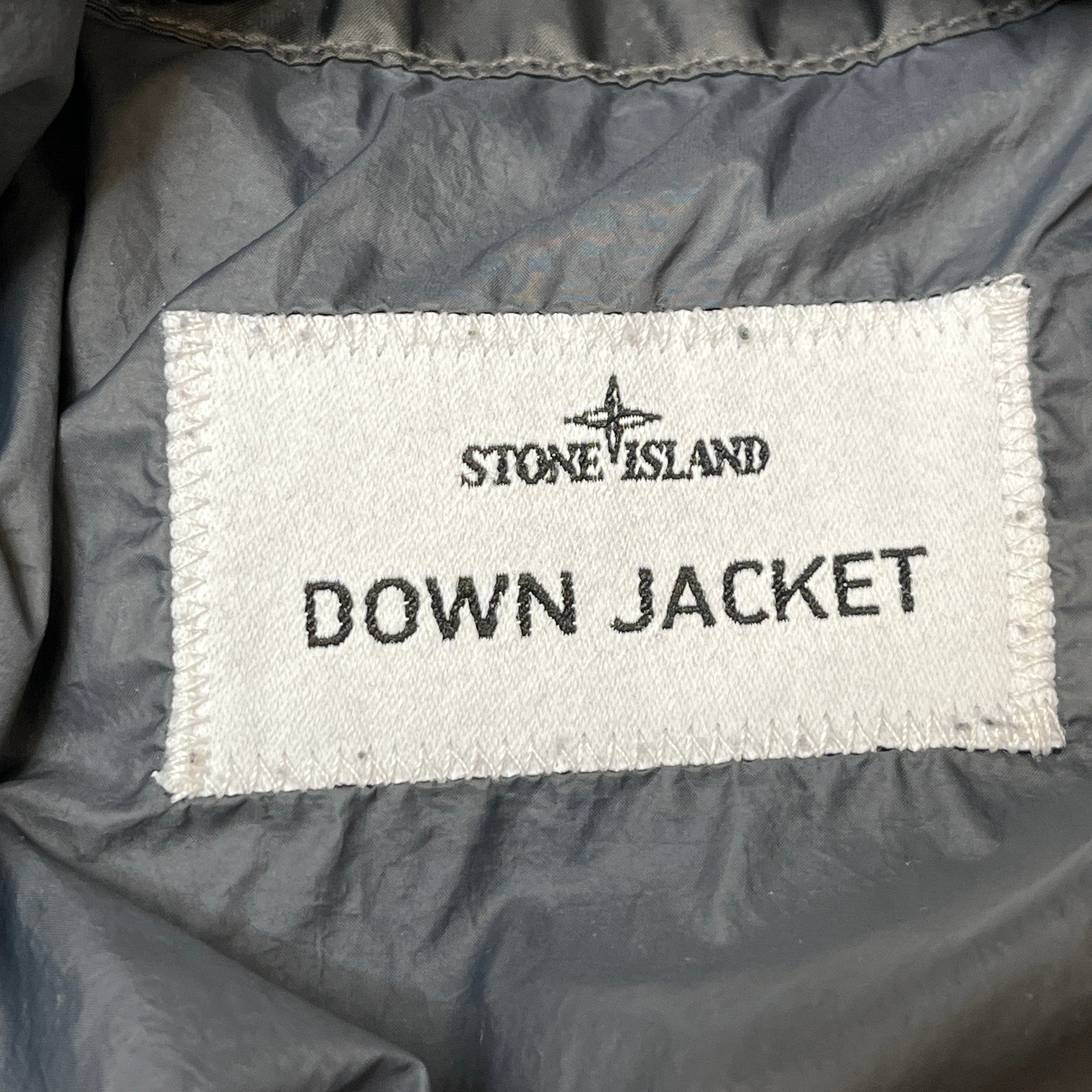Men's Crinkle Reps Hooded Down Jacket Black Size XXXL